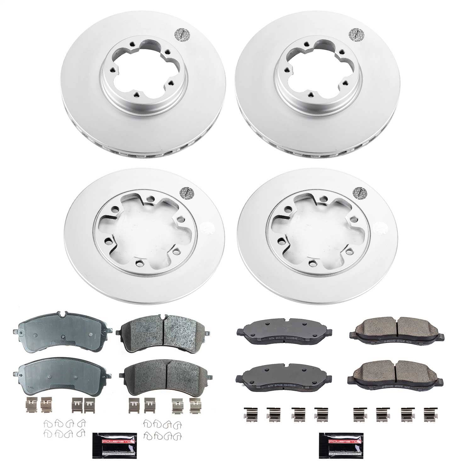 Power Stop - CRK8806 - Front and Rear - Disc Brake Pad and Rotor Kit
