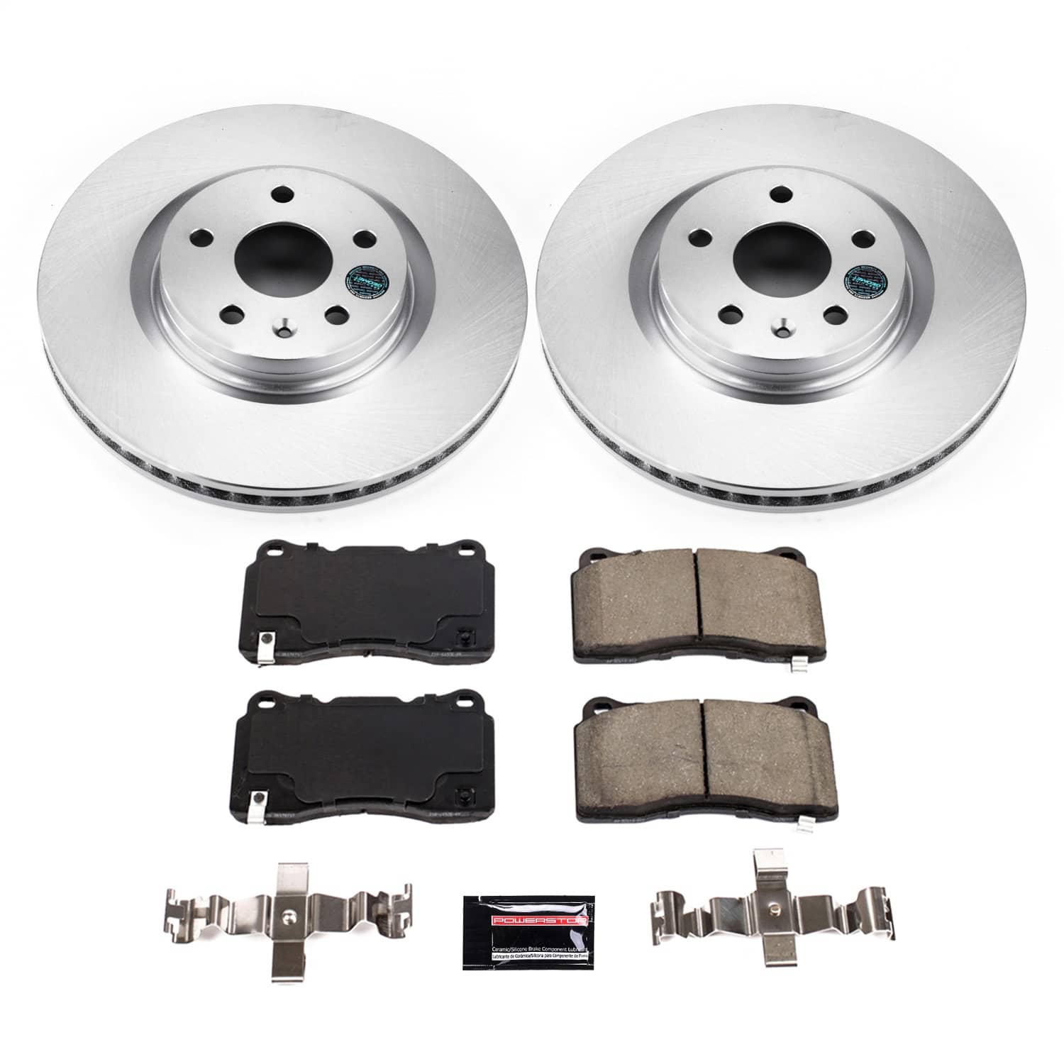 Power Stop - CRK8825 - Front - Disc Brake Pad and Rotor Kit