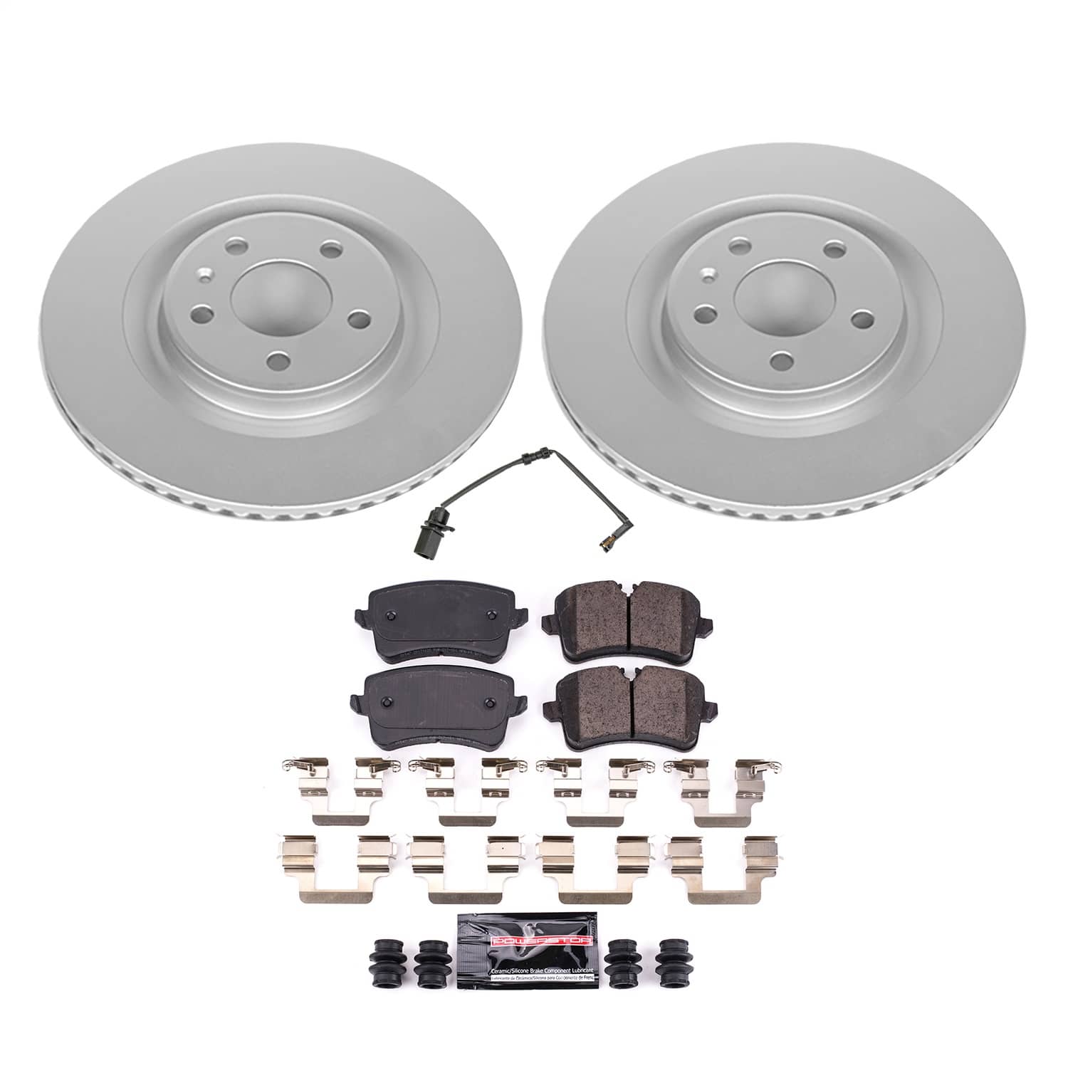 Power Stop - CRK8850 - Rear - Disc Brake Pad and Rotor Kit