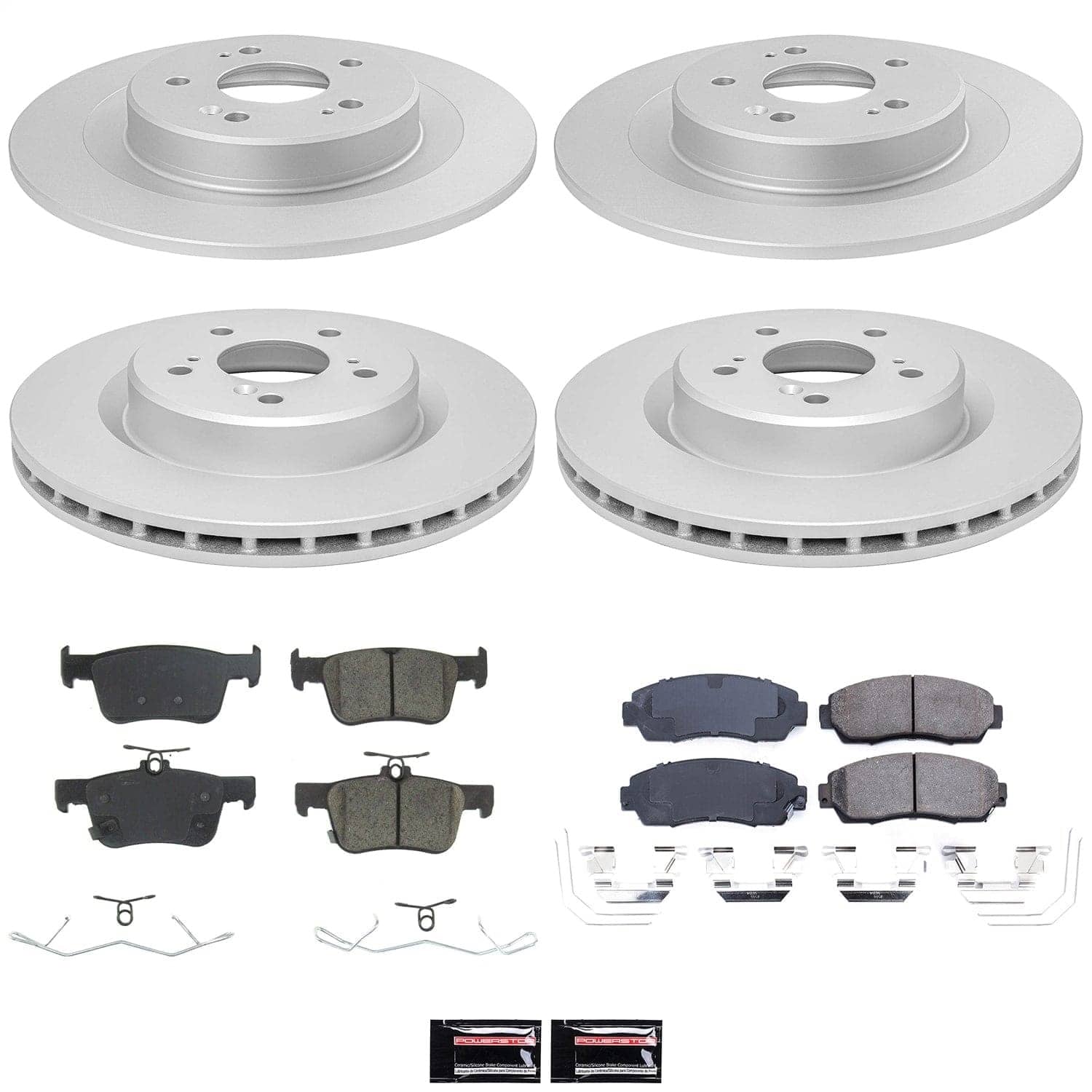 Power Stop - CRK8944 - Front - Disc Brake Pad and Rotor Kit