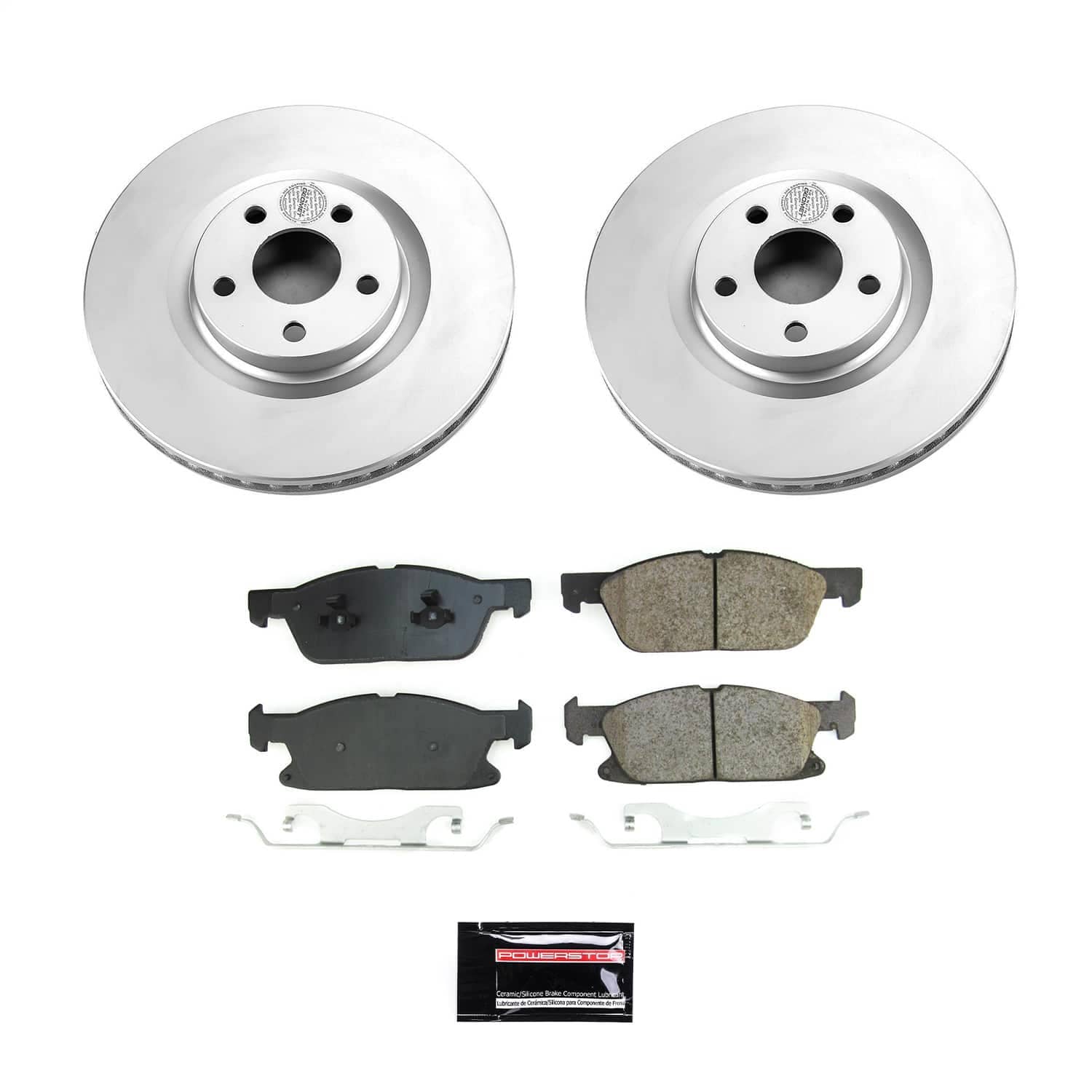 Power Stop - CRK8961 - Front - Disc Brake Pad and Rotor Kit