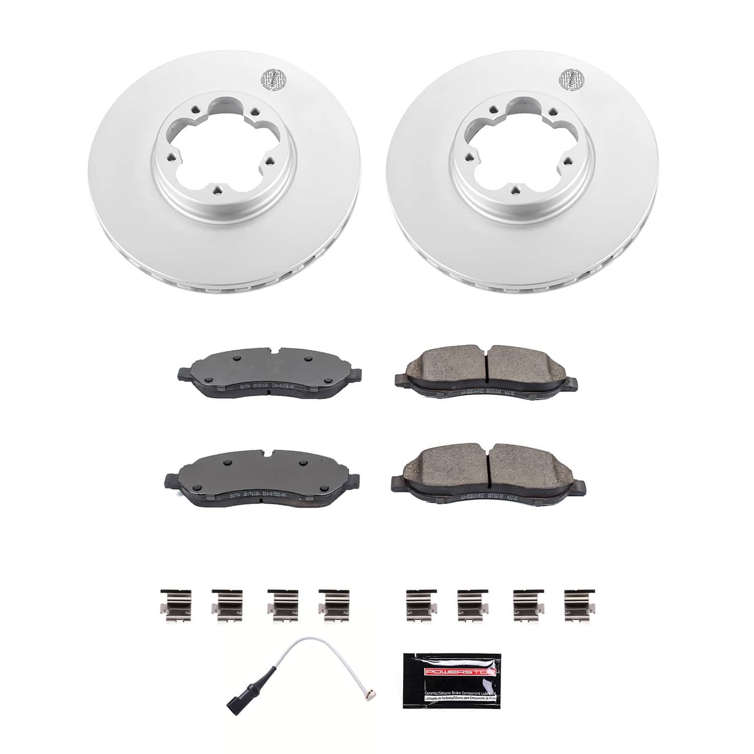Power Stop - CRK8979 - Front - Disc Brake Pad and Rotor Kit