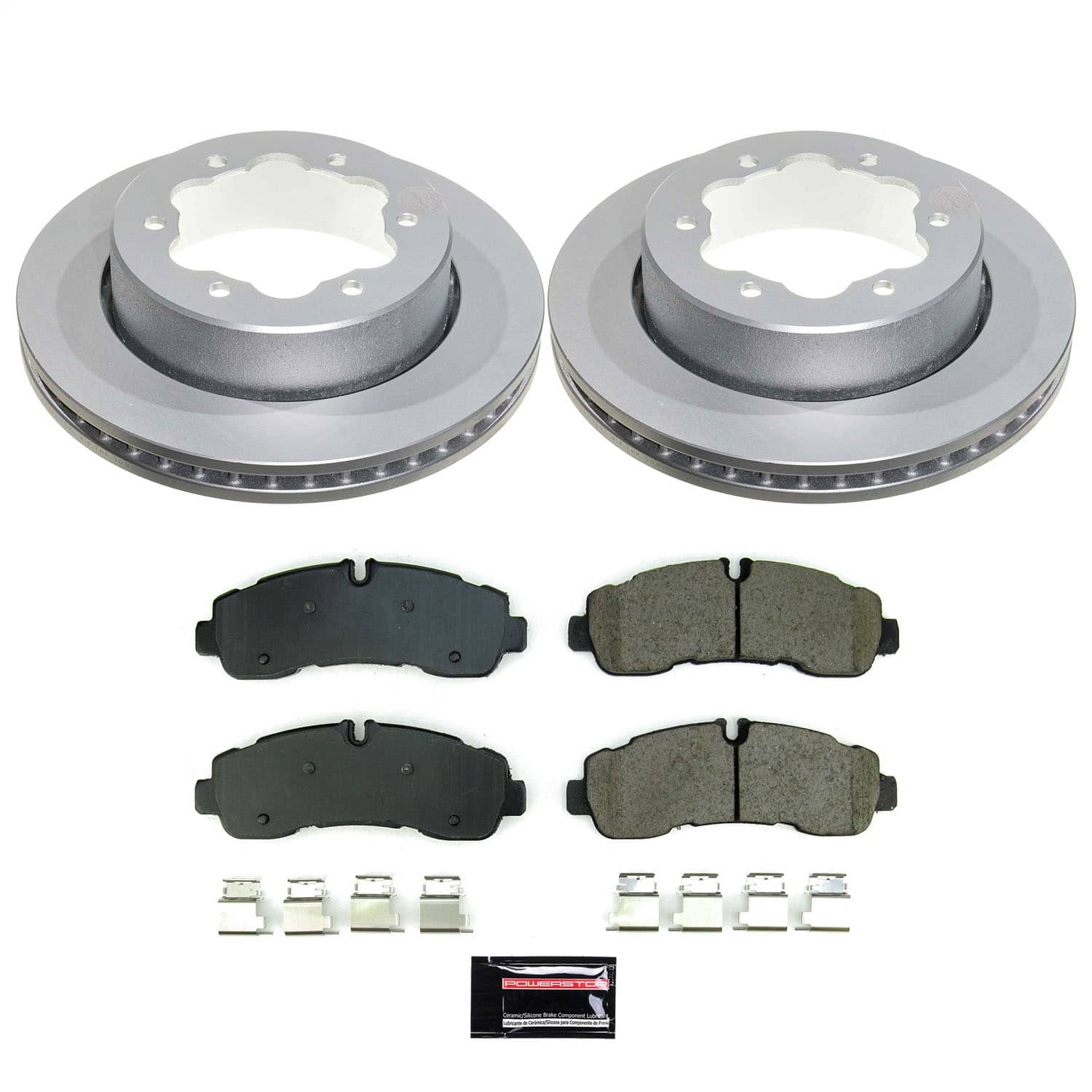 Power Stop - CRK8981 - Rear - Disc Brake Pad and Rotor Kit