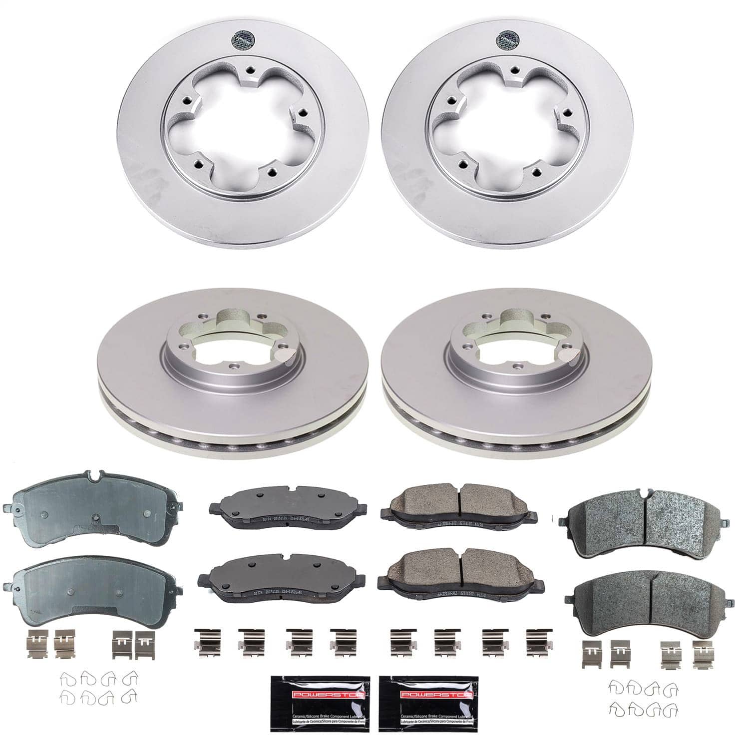 Power Stop - CRK8999 - Front and Rear - Disc Brake Pad and Rotor Kit