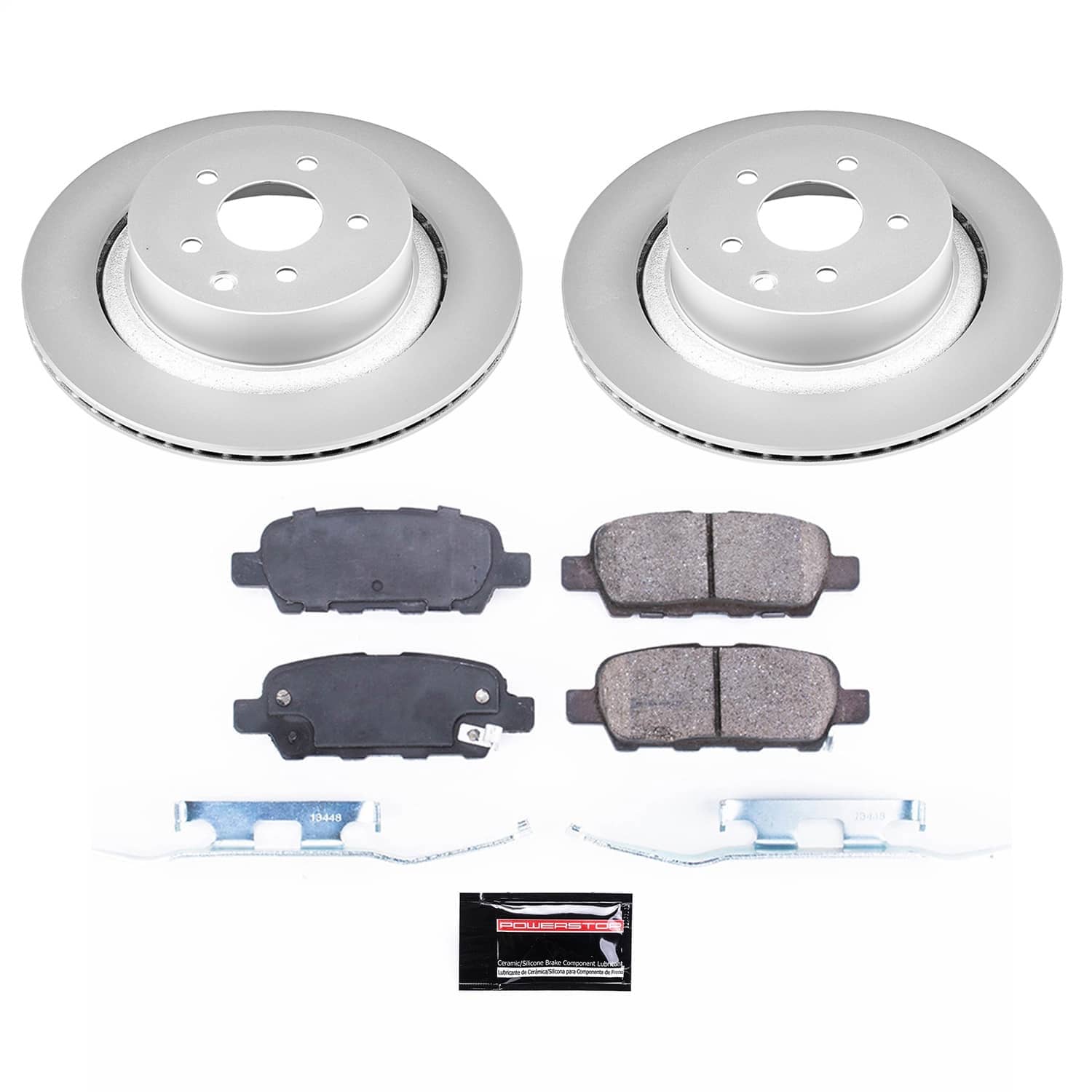 Power Stop - CRK9062 - Rear - Disc Brake Pad and Rotor Kit