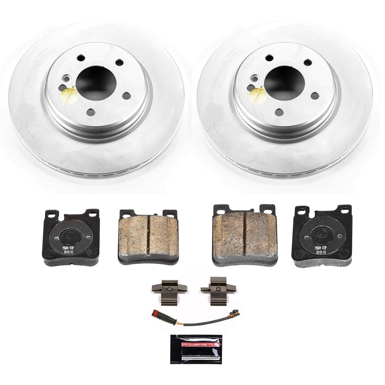 Power Stop - CRK9107 - Rear - Disc Brake Pad and Rotor Kit