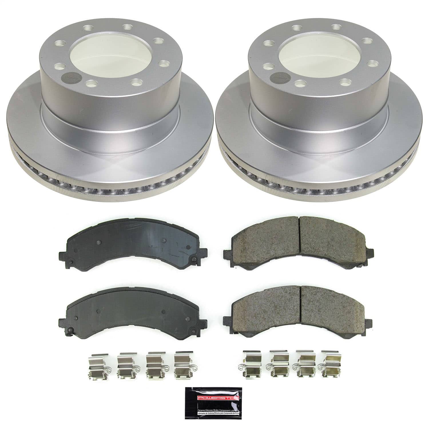 Power Stop - CRK9183 - Rear - Disc Brake Pad and Rotor Kit