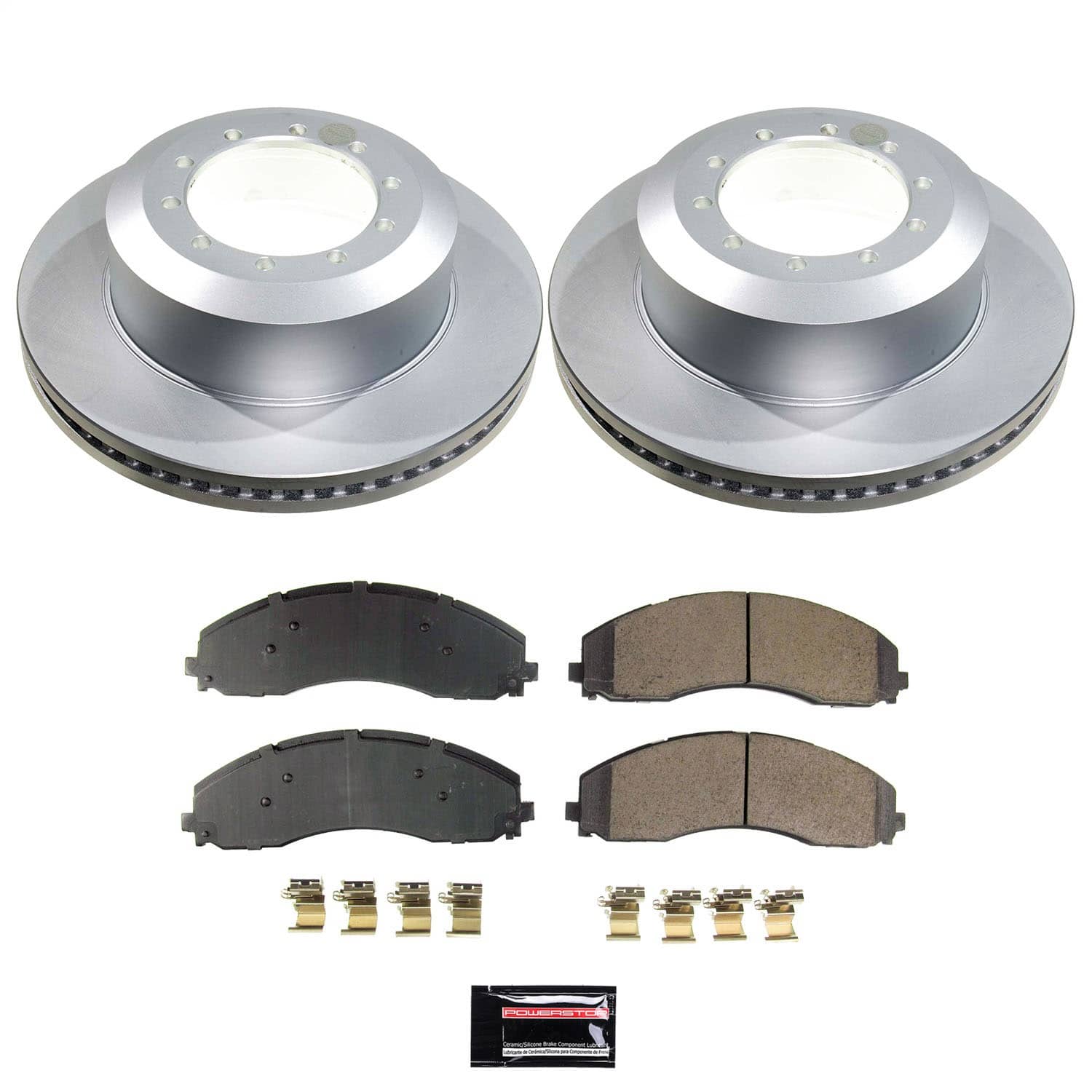 Power Stop - CRK9184 - Rear - Disc Brake Pad and Rotor Kit