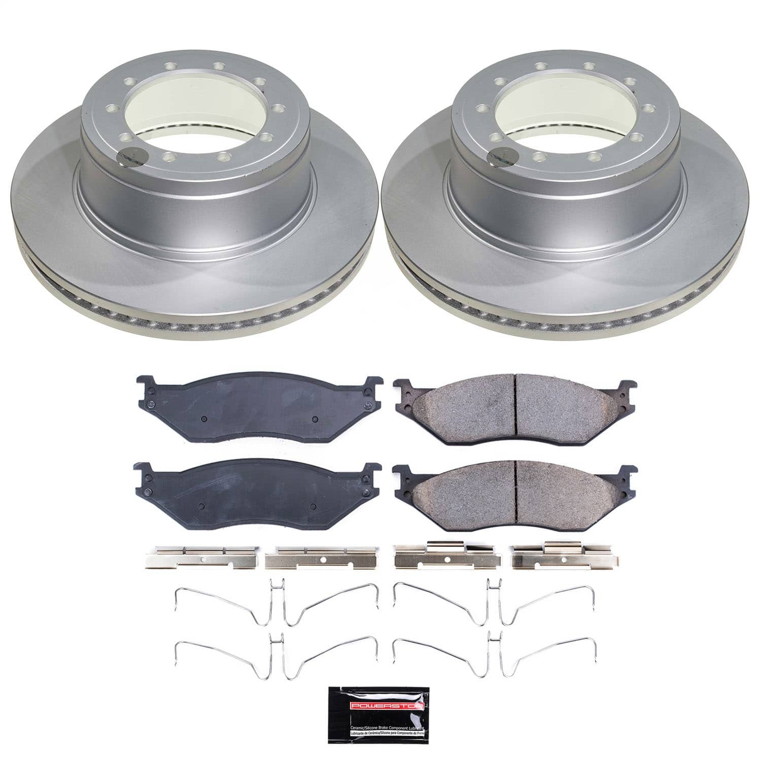 Power Stop - CRK9186 - Rear - Disc Brake Pad and Rotor Kit