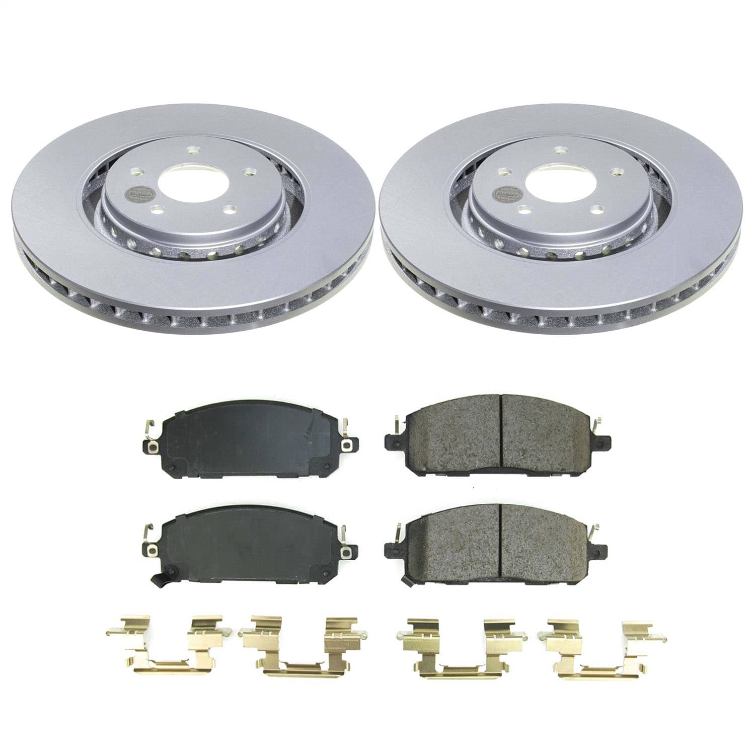 Power Stop - CRK9206 - Front - Disc Brake Pad and Rotor Kit