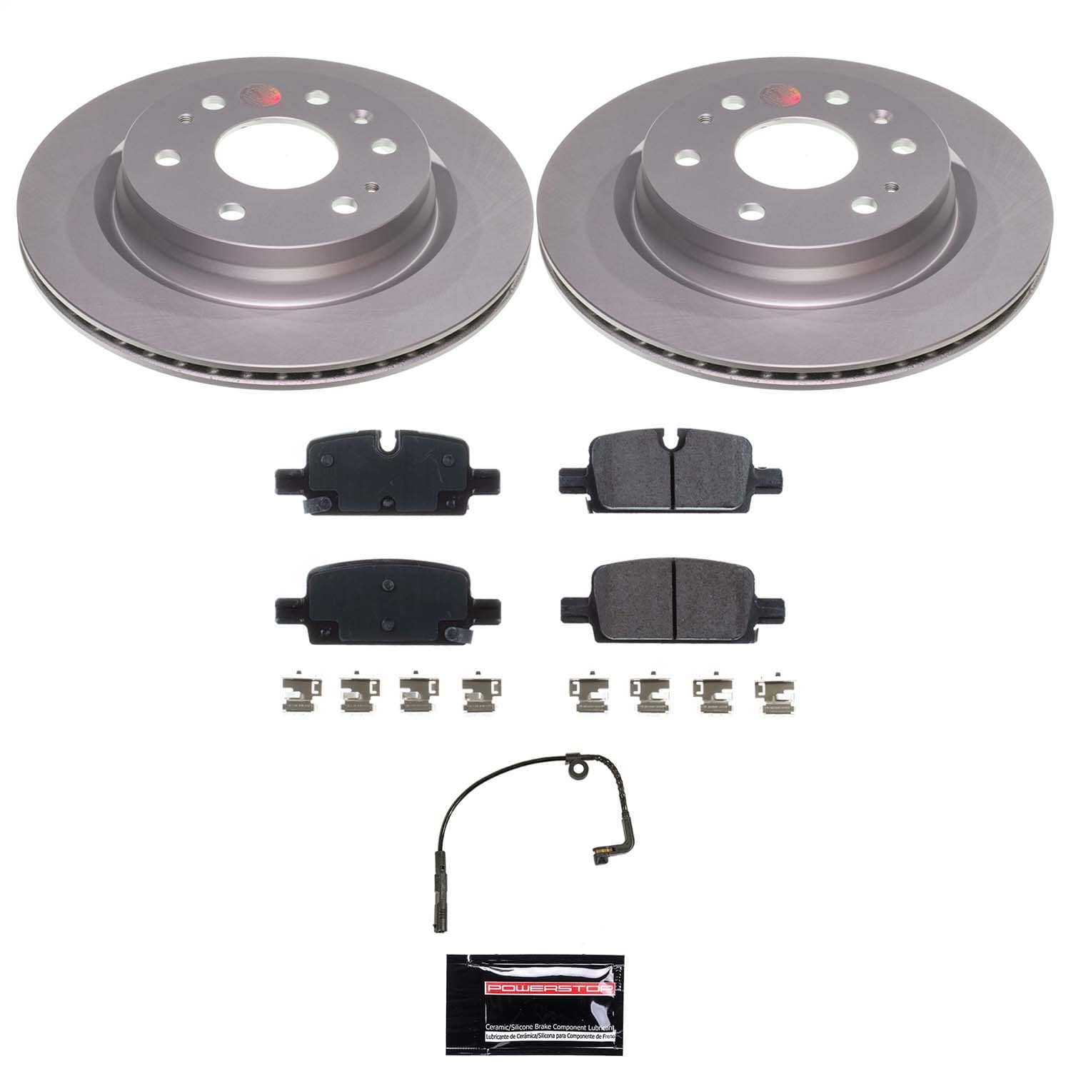 Power Stop - CRK9210 - Rear - Disc Brake Pad and Rotor Kit