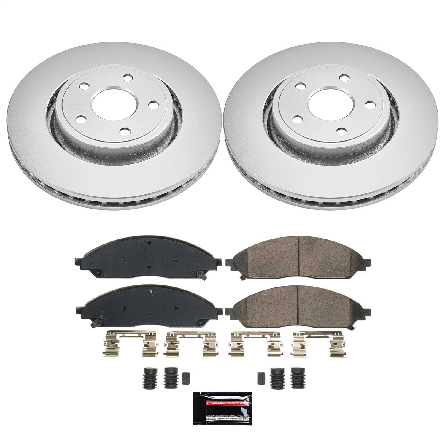 Power Stop - CRK9241 - Front - Disc Brake Pad and Rotor Kit
