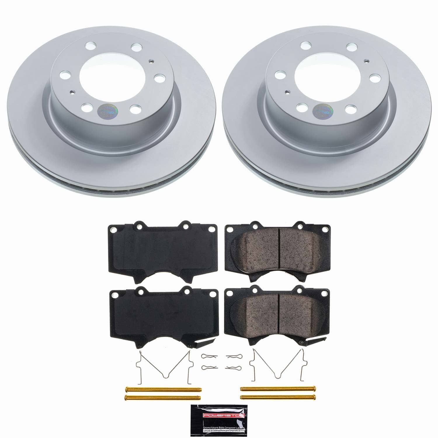 Power Stop - CRK9299 - Front - Disc Brake Pad and Rotor Kit