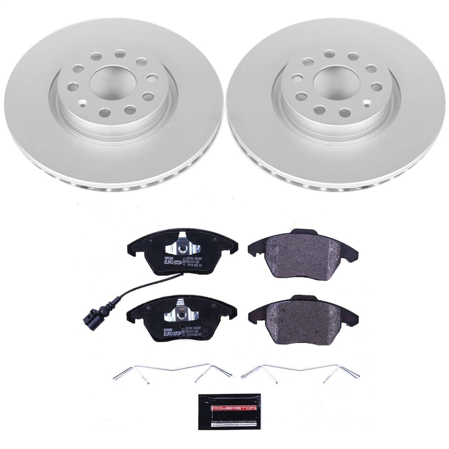 Power Stop - ESK2259 - Front - Disc Brake Pad and Rotor Kit