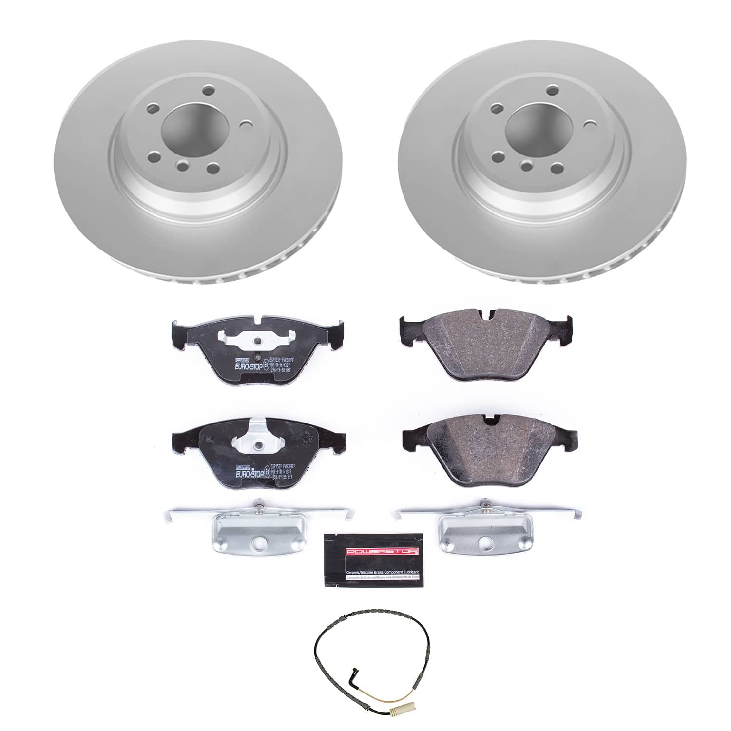 Power Stop - ESK3015 - Front - Disc Brake Pad and Rotor Kit