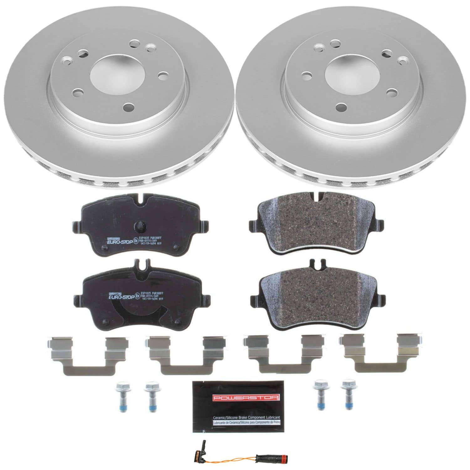 Power Stop - ESK3048 - Front - Disc Brake Pad and Rotor Kit