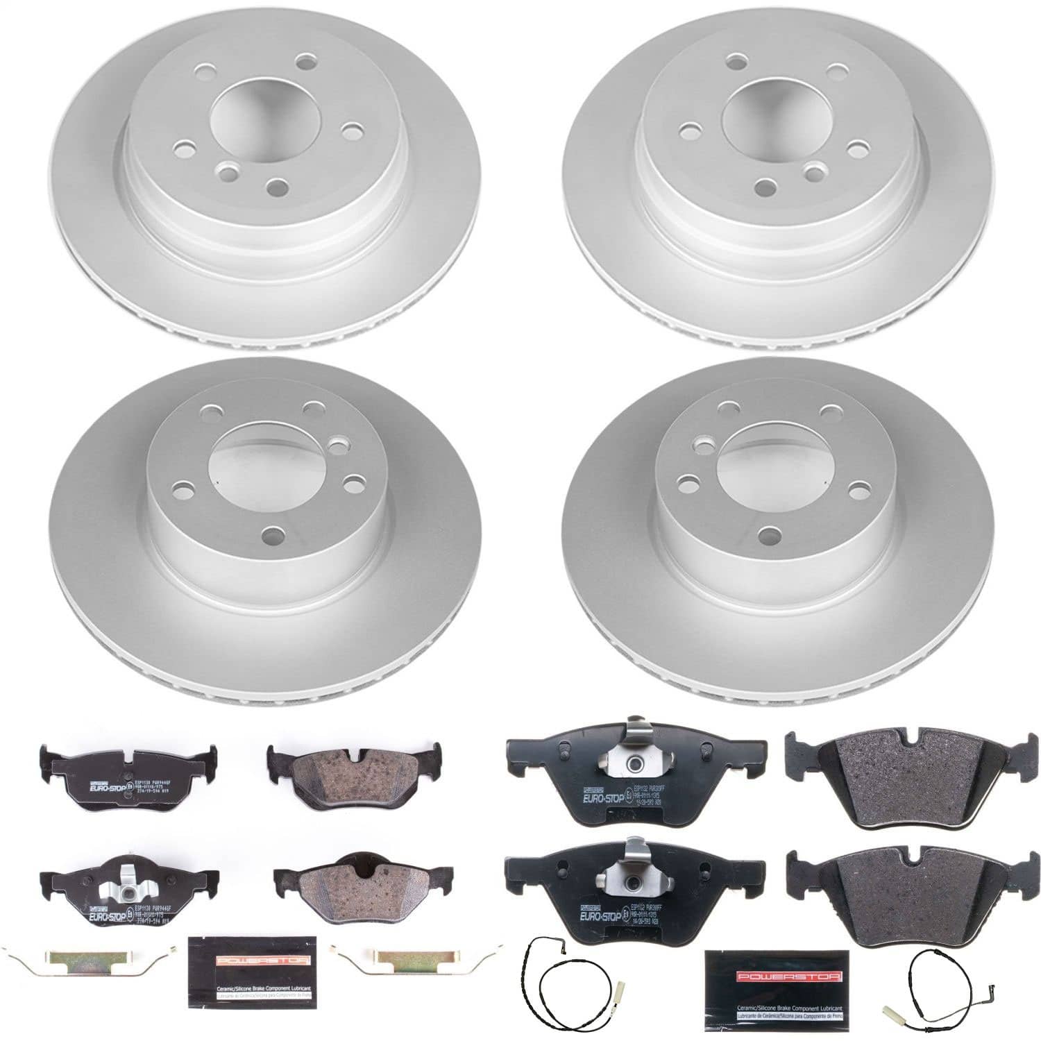 Power Stop - ESK4103 - Front and Rear - Disc Brake Pad and Rotor Kit