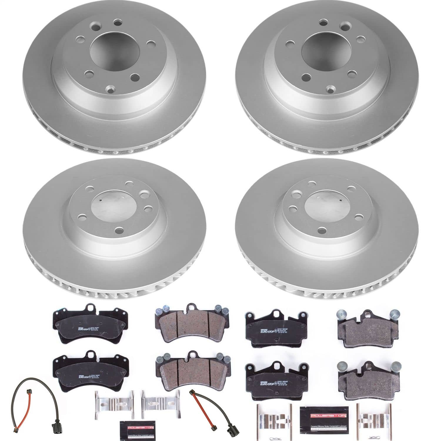 Power Stop - ESK4500 - Front and Rear - Disc Brake Pad and Rotor Kit