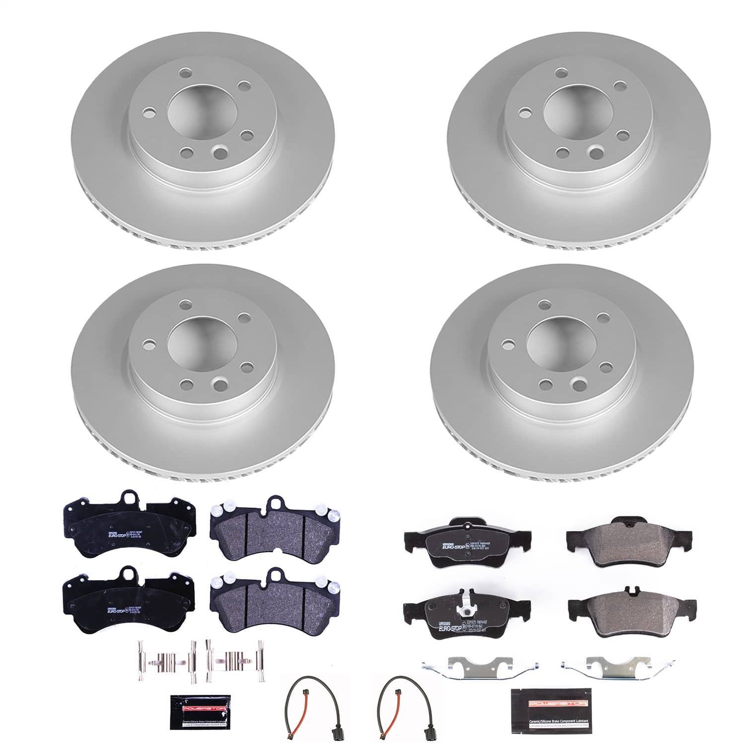 Power Stop - ESK4554 - Front - Disc Brake Pad and Rotor Kit