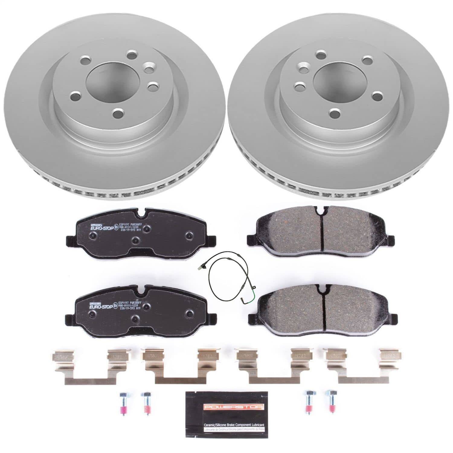 Power Stop - ESK4615 - Front - Disc Brake Pad and Rotor Kit