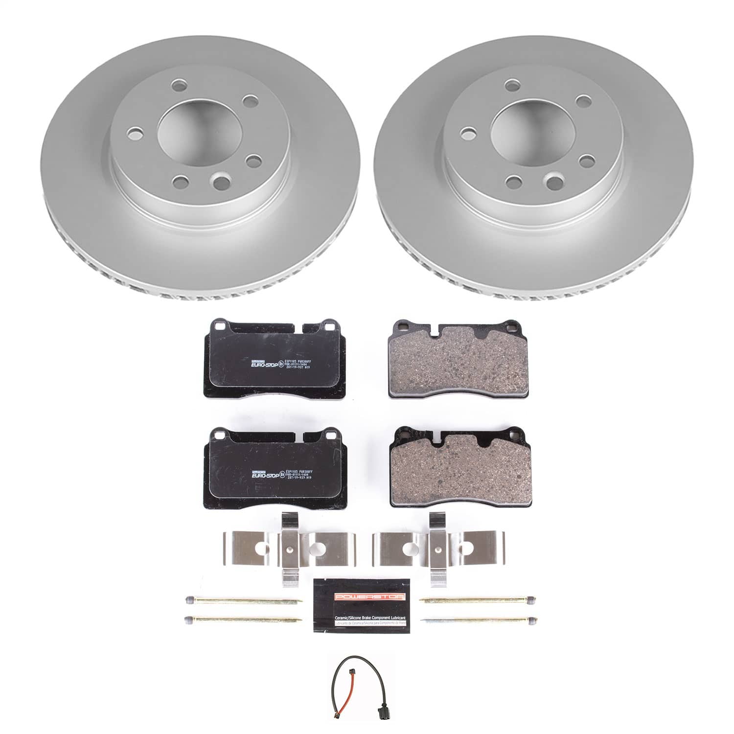 Power Stop - ESK4656 - Front - Disc Brake Pad and Rotor Kit