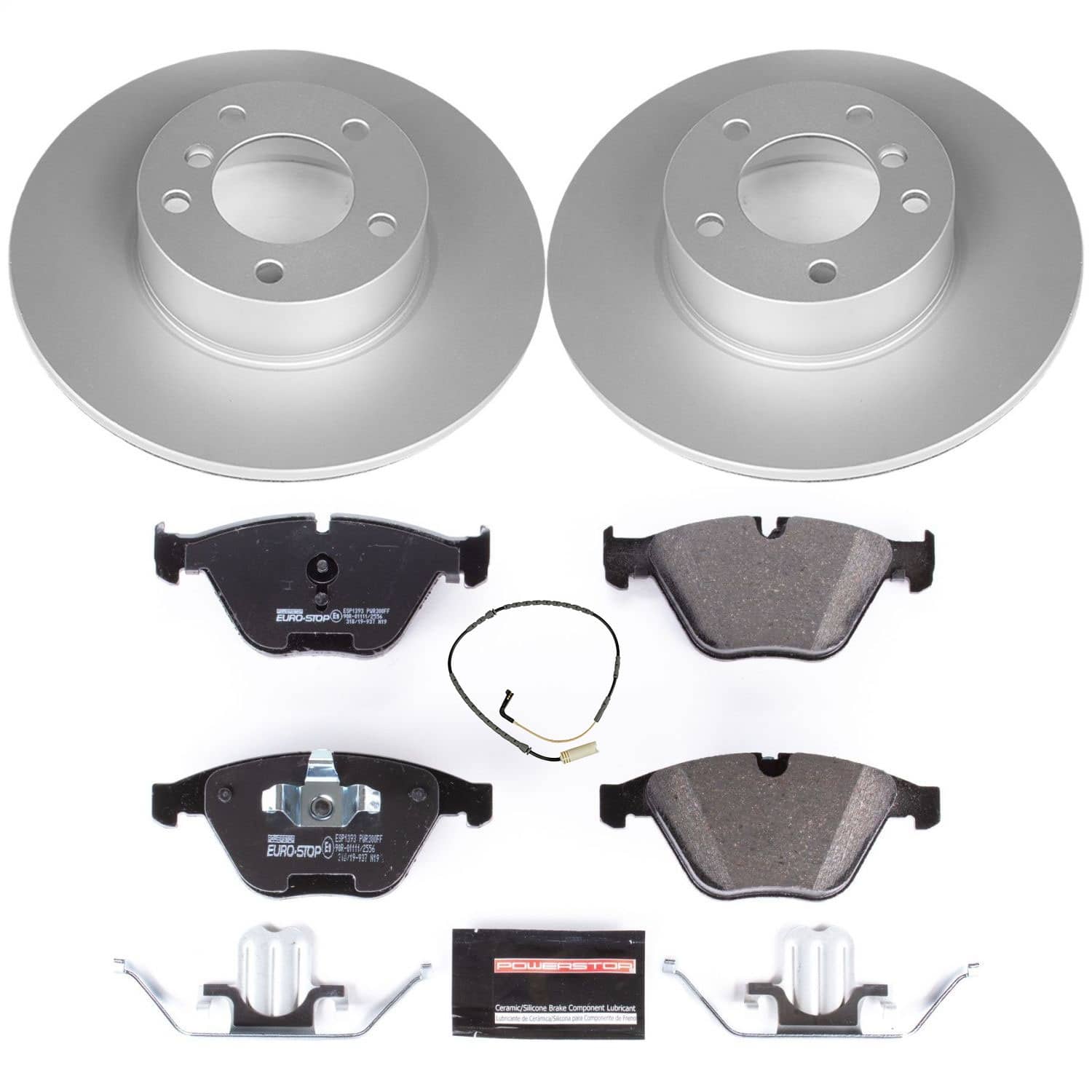 Power Stop - ESK4678 - Front - Disc Brake Pad and Rotor Kit
