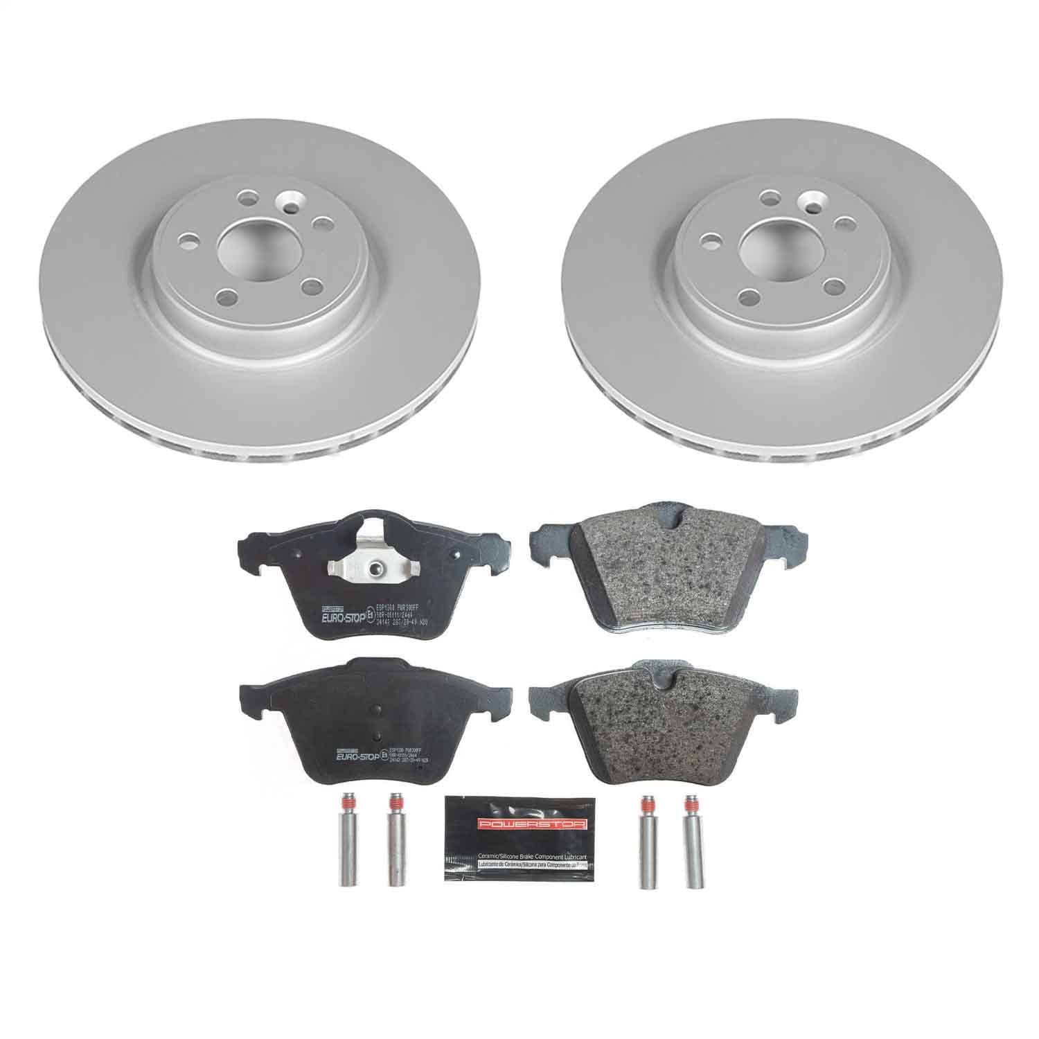 Power Stop - ESK4699A - Front - Disc Brake Pad and Rotor Kit