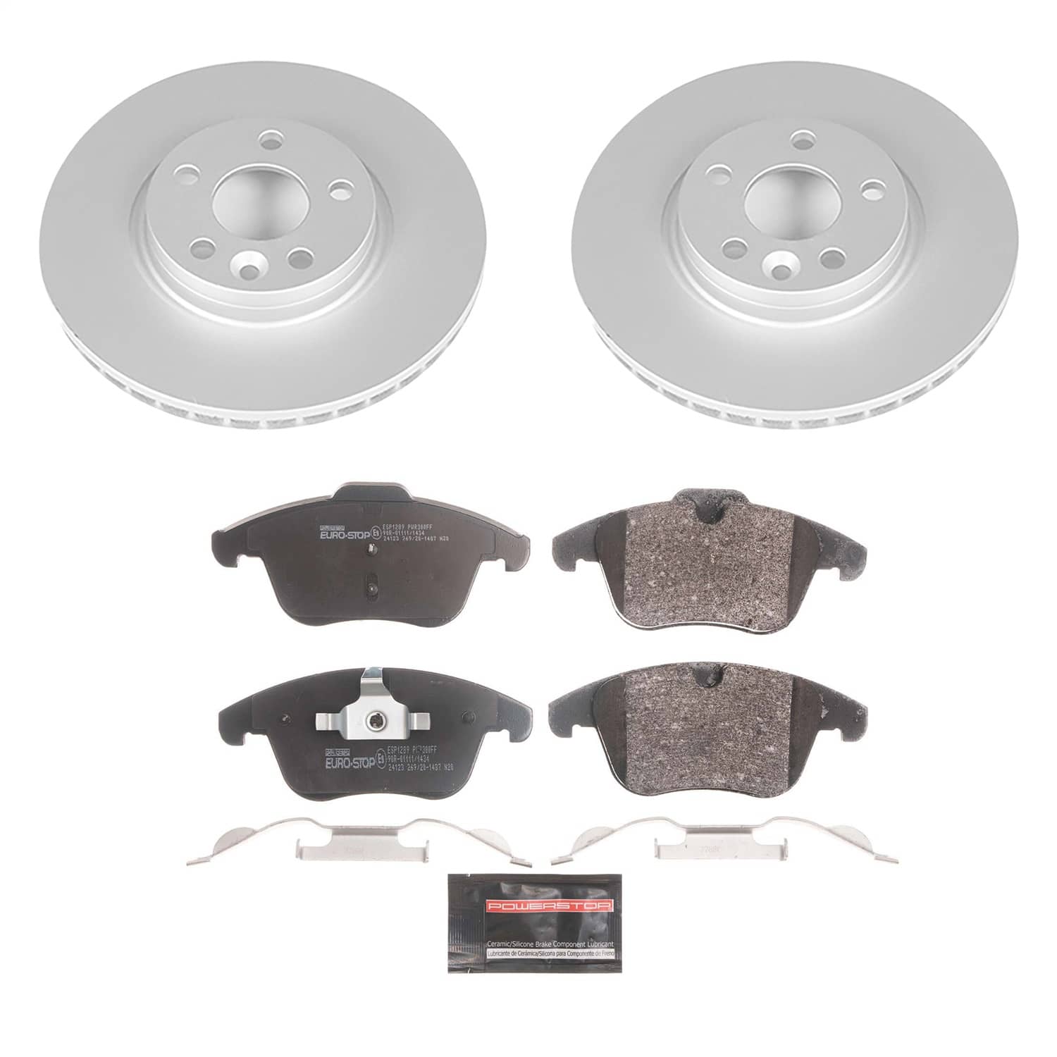 Power Stop - ESK4701 - Front - Disc Brake Pad and Rotor Kit