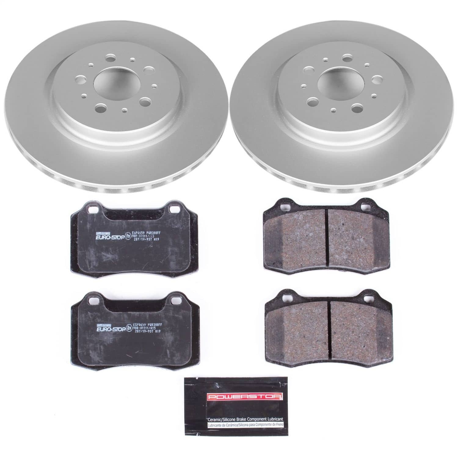 Power Stop - ESK5039 - Rear - Disc Brake Pad and Rotor Kit