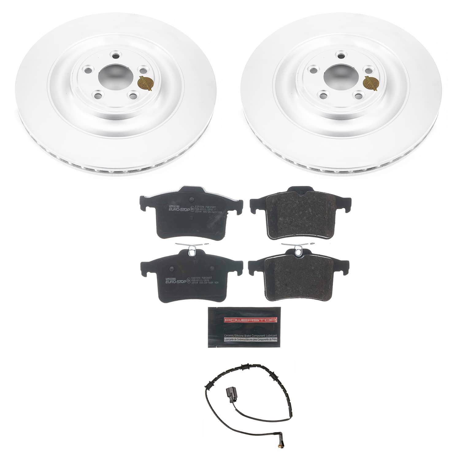 Power Stop - ESK5649 - Rear - Disc Brake Pad and Rotor Kit
