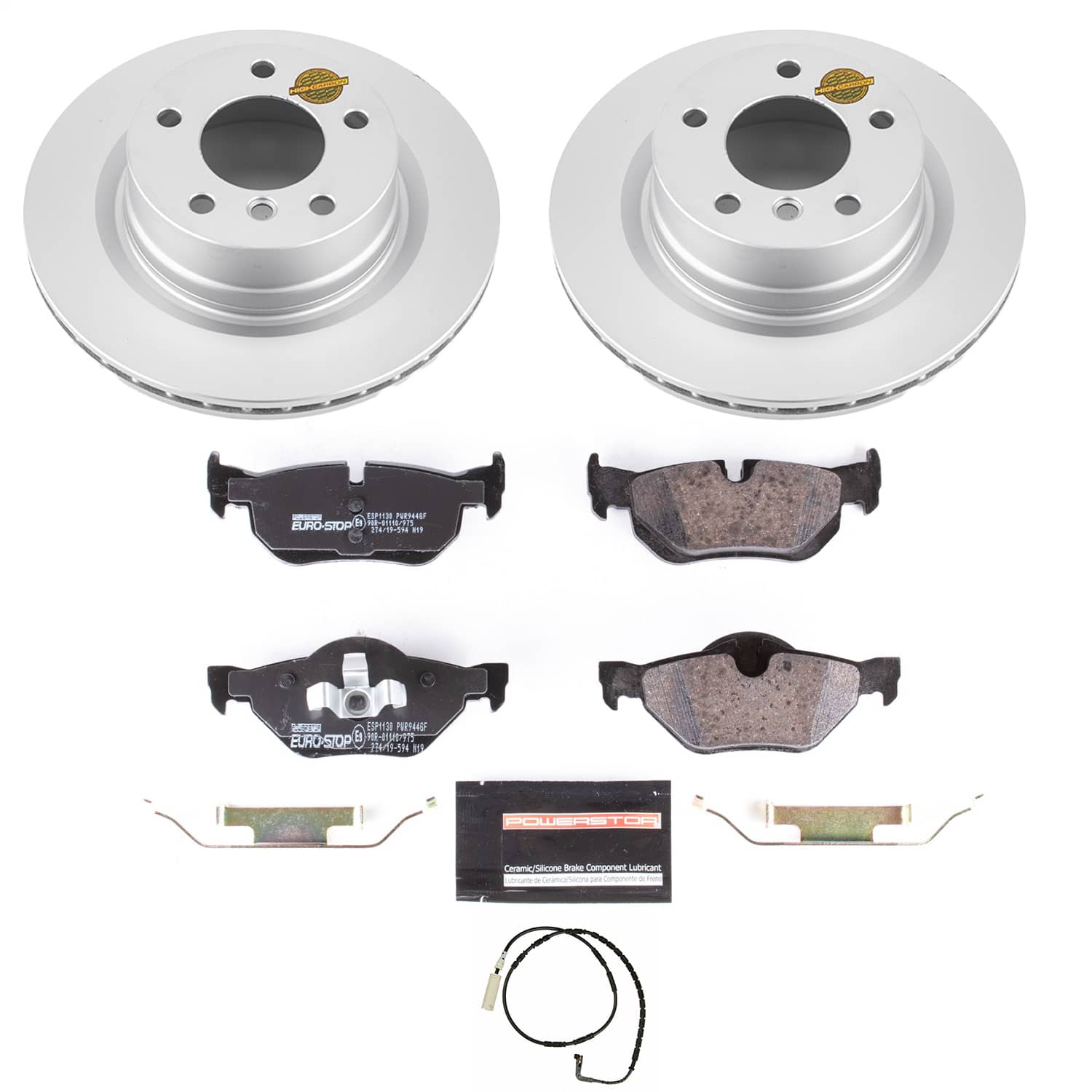 Power Stop - ESK5687 - Rear - Disc Brake Pad and Rotor Kit