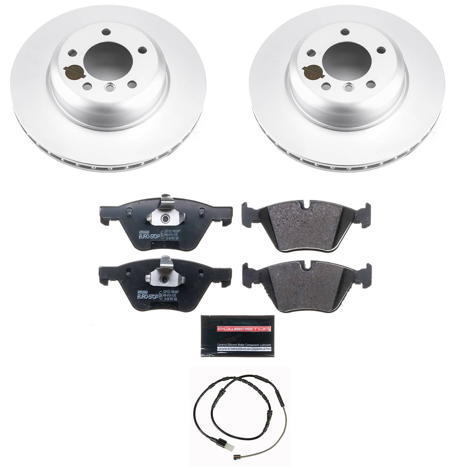 Power Stop - ESK5691 - Front - Disc Brake Pad and Rotor Kit