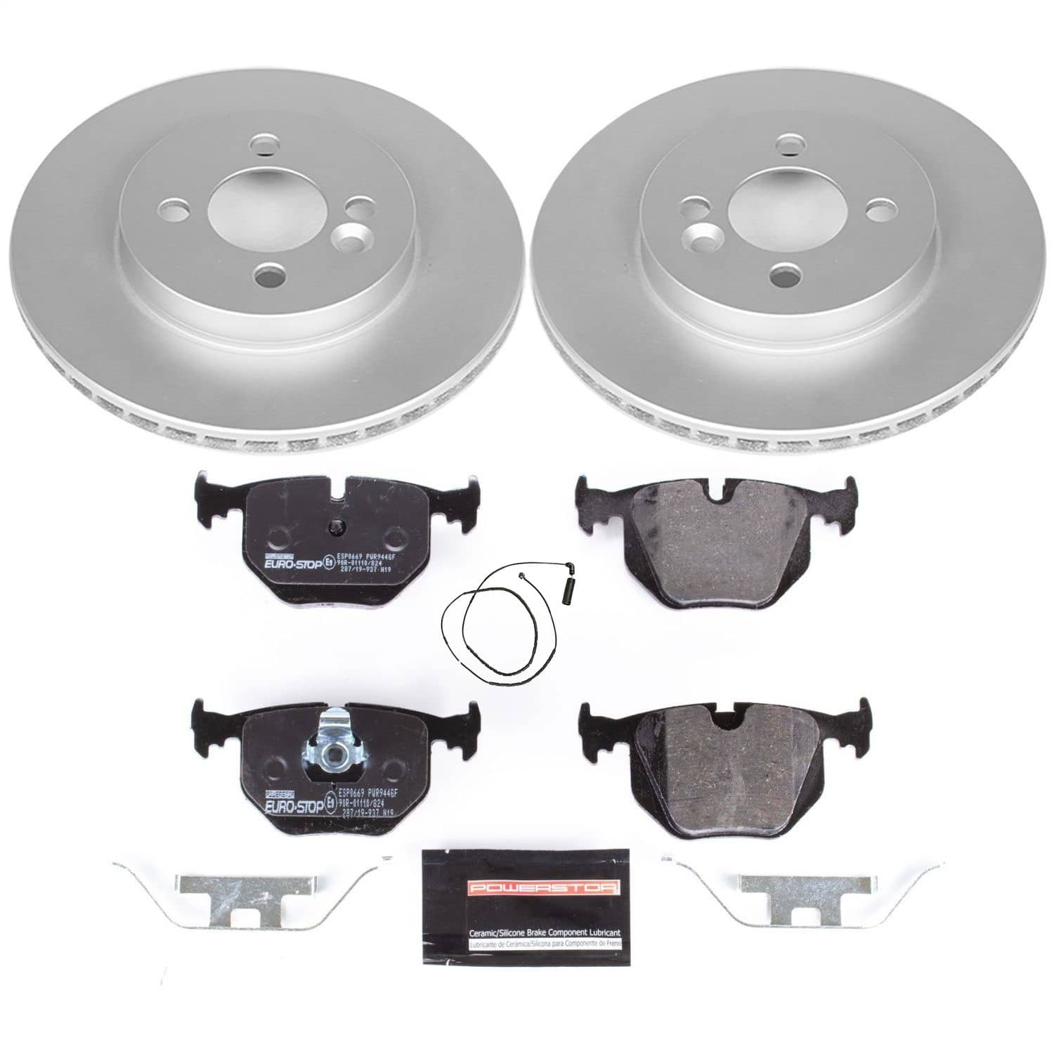 Power Stop - ESK5729 - Rear - Disc Brake Pad and Rotor Kit