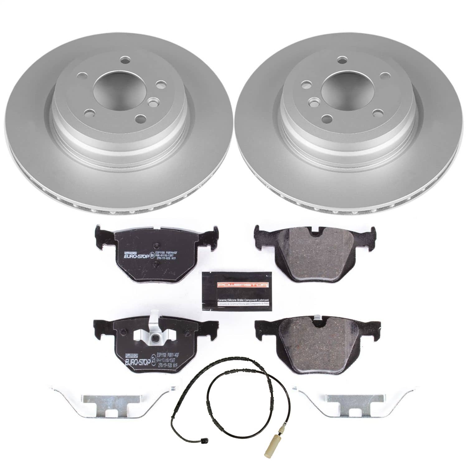 Power Stop - ESK5982 - Rear - Disc Brake Pad and Rotor Kit
