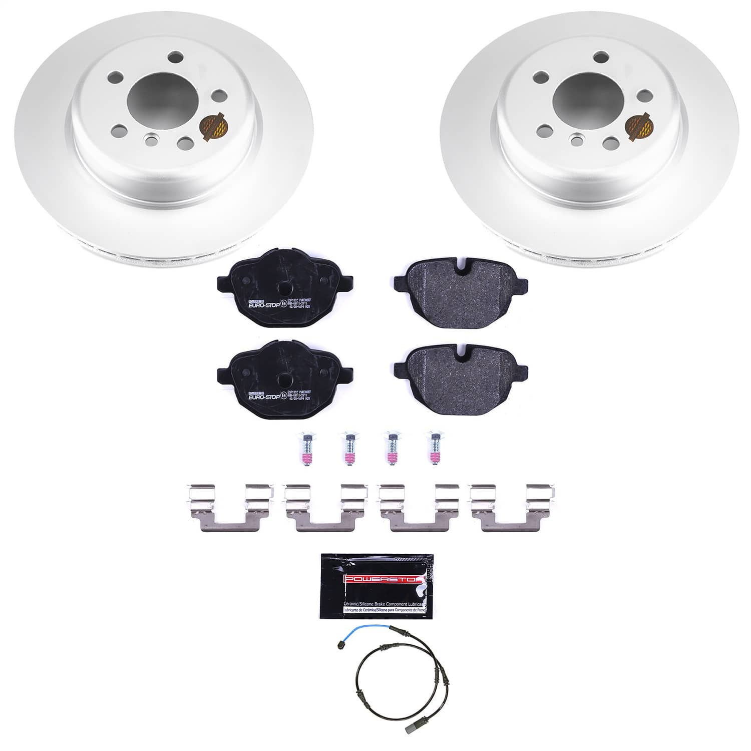 Power Stop - ESK6034 - Rear - Disc Brake Pad and Rotor Kit