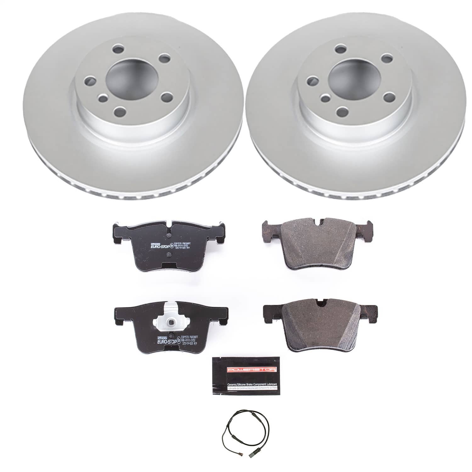 Power Stop - ESK6038 - Front - Disc Brake Pad and Rotor Kit