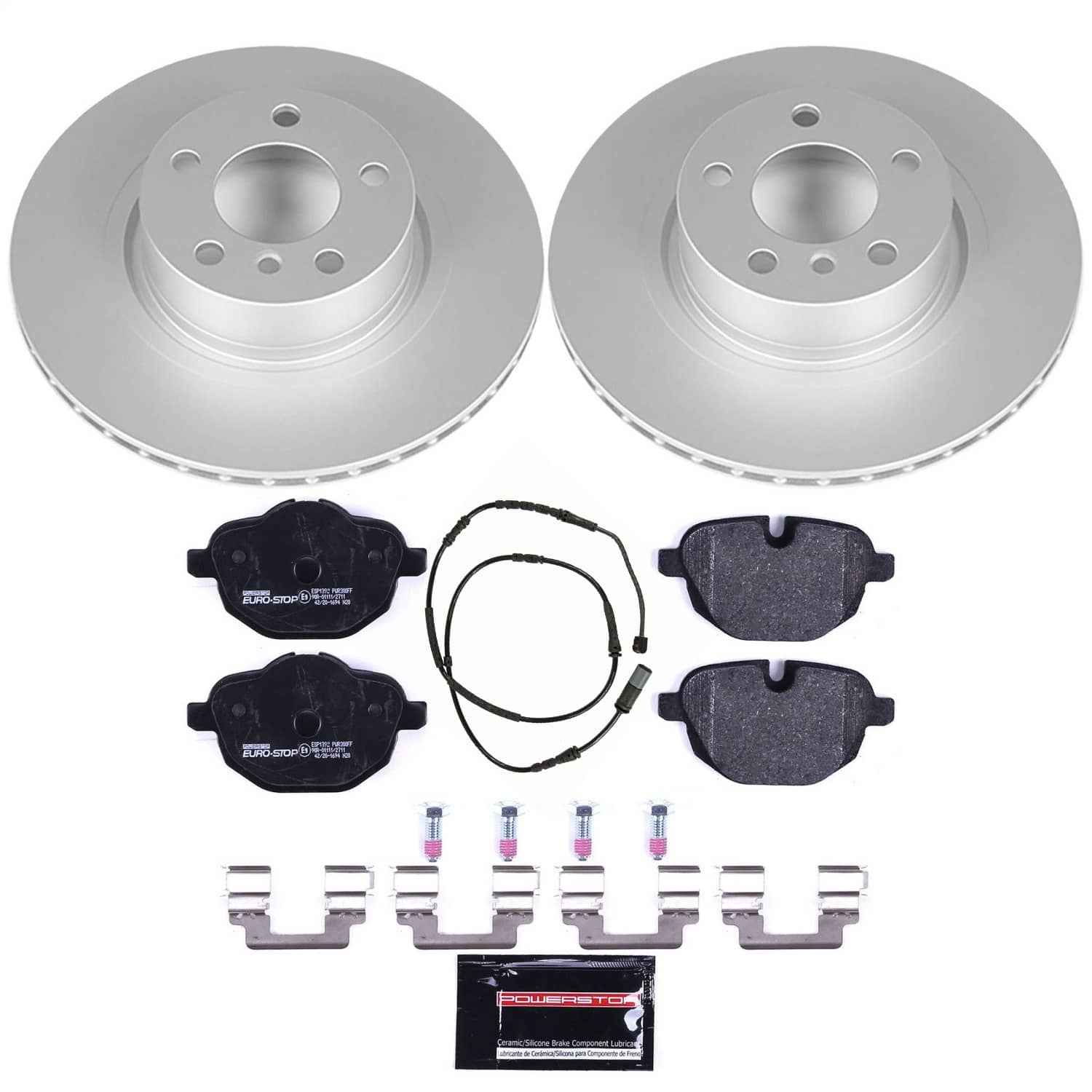 Power Stop - ESK6040 - Rear - Disc Brake Pad and Rotor Kit