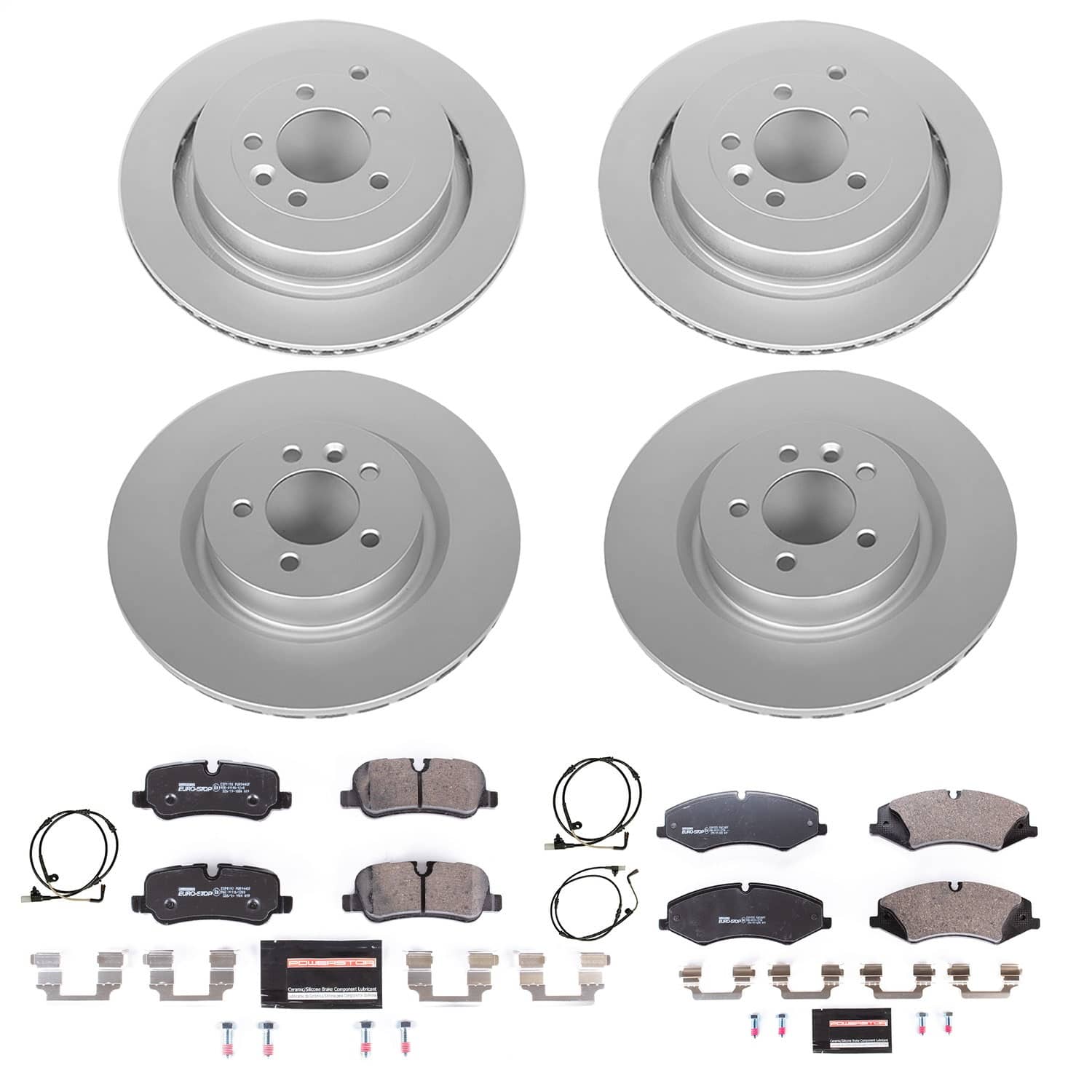 Power Stop - ESK6227 - Front and Rear - Disc Brake Pad and Rotor Kit