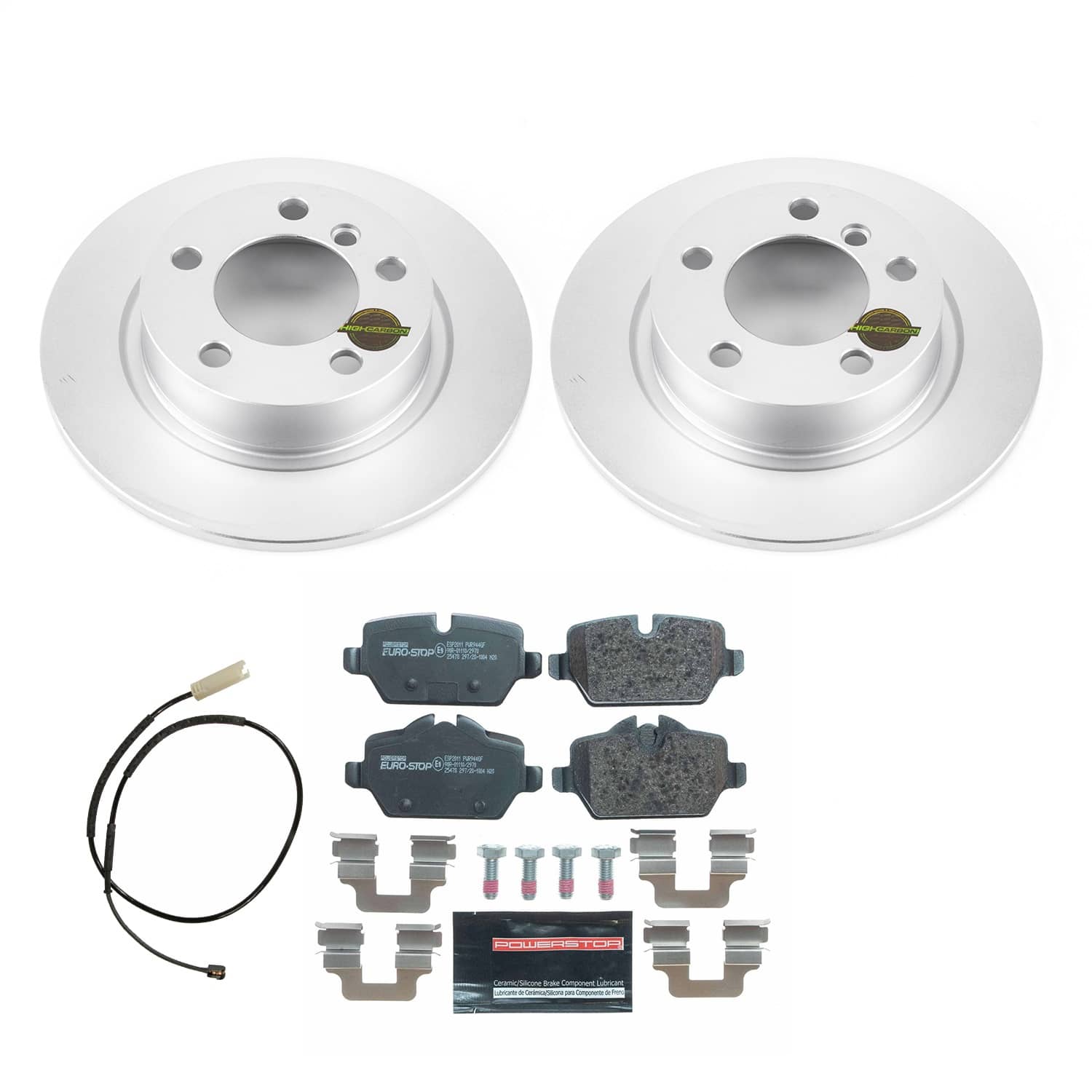 Power Stop - ESK6664 - Rear - Disc Brake Pad and Rotor Kit