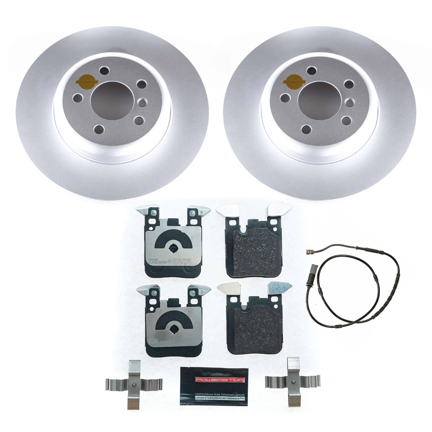 Power Stop - ESK6672 - Rear - Disc Brake Pad and Rotor Kit