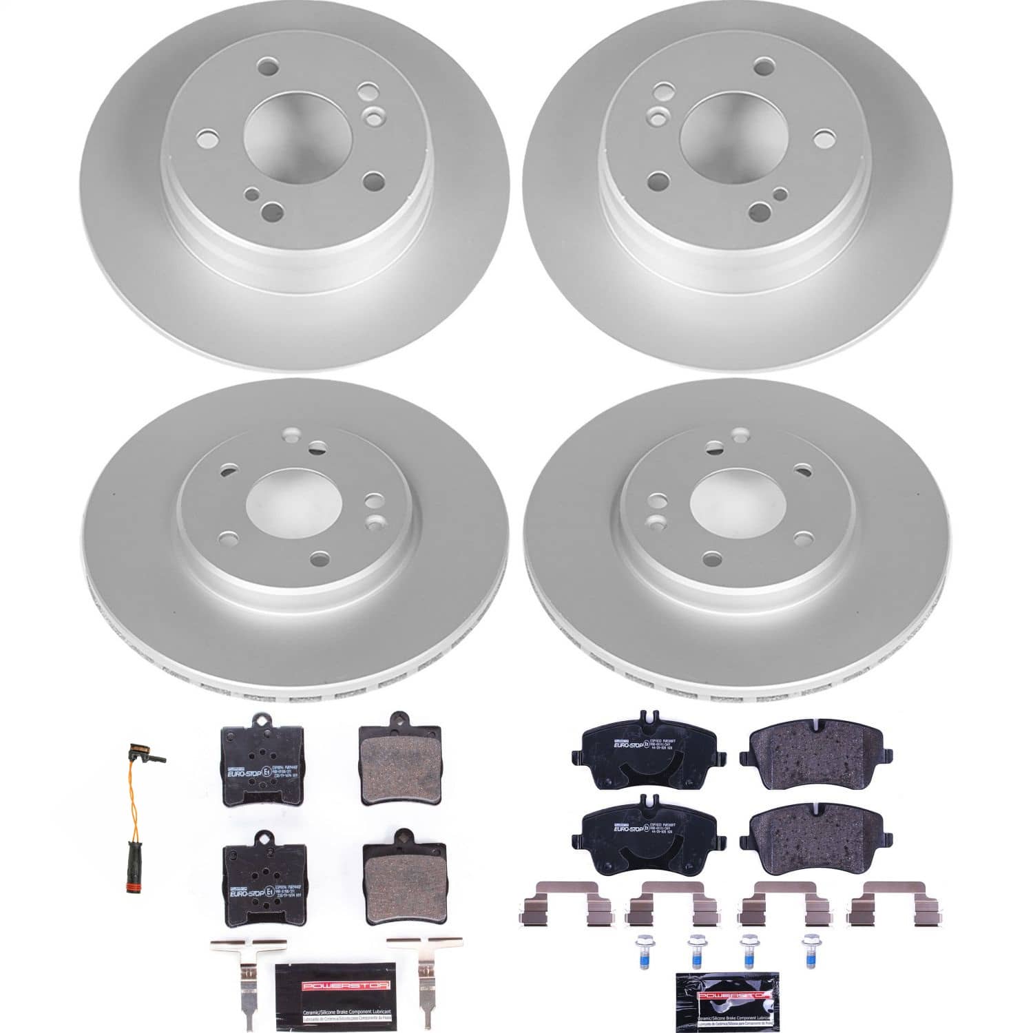 Power Stop - ESK6703 - Front and Rear - Disc Brake Pad and Rotor Kit