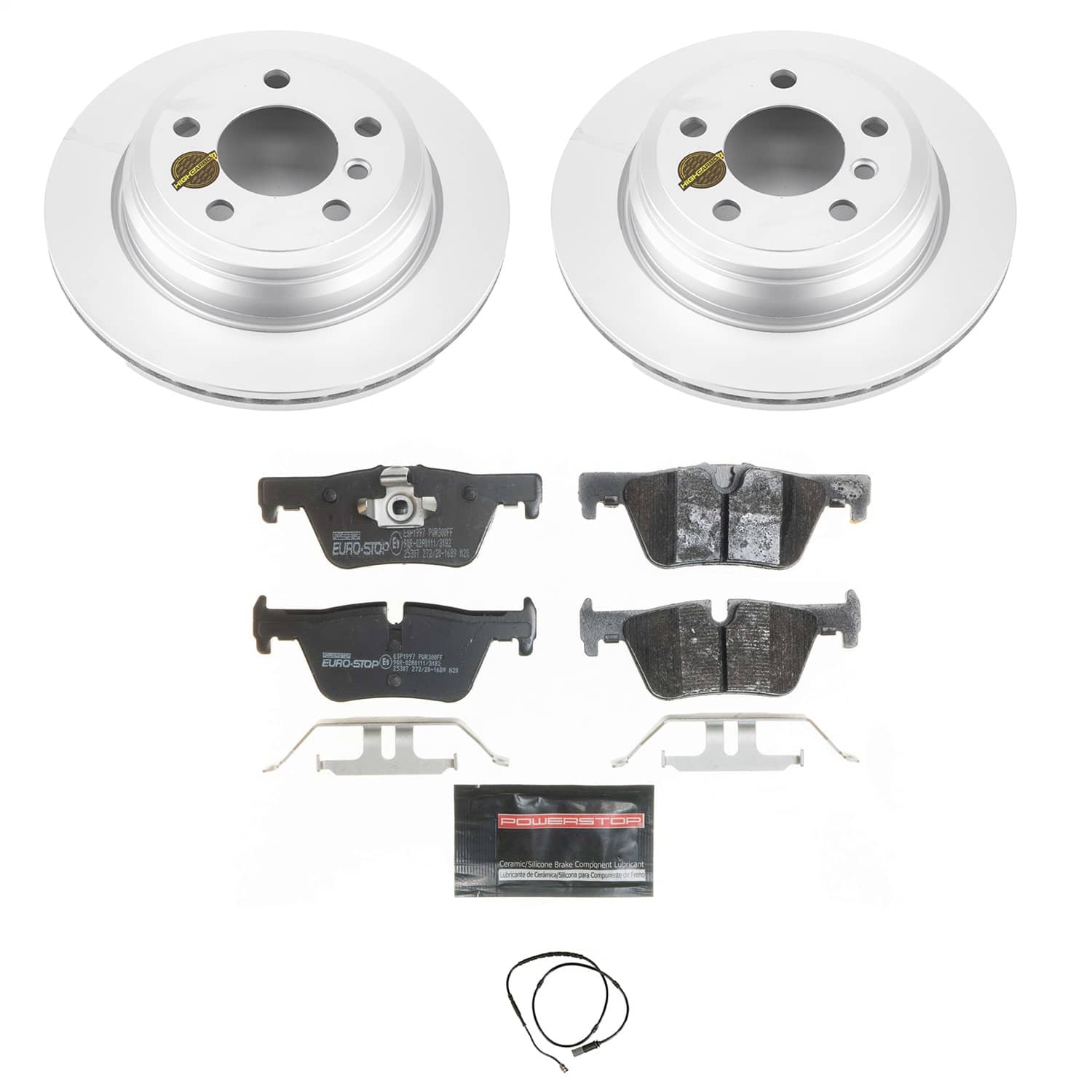 Power Stop - ESK6852 - Rear - Disc Brake Pad and Rotor Kit