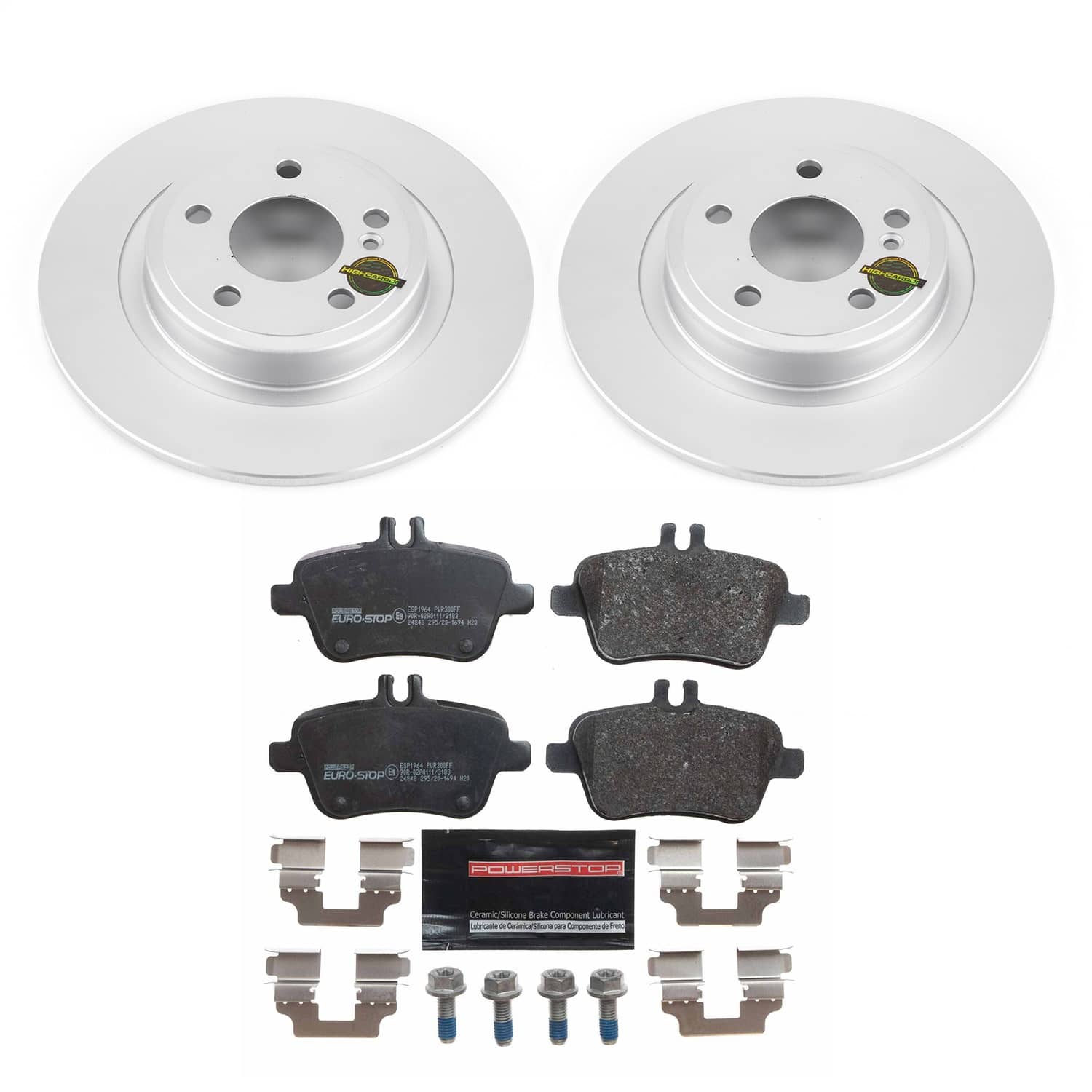 Power Stop - ESK6894 - Rear - Disc Brake Pad and Rotor Kit