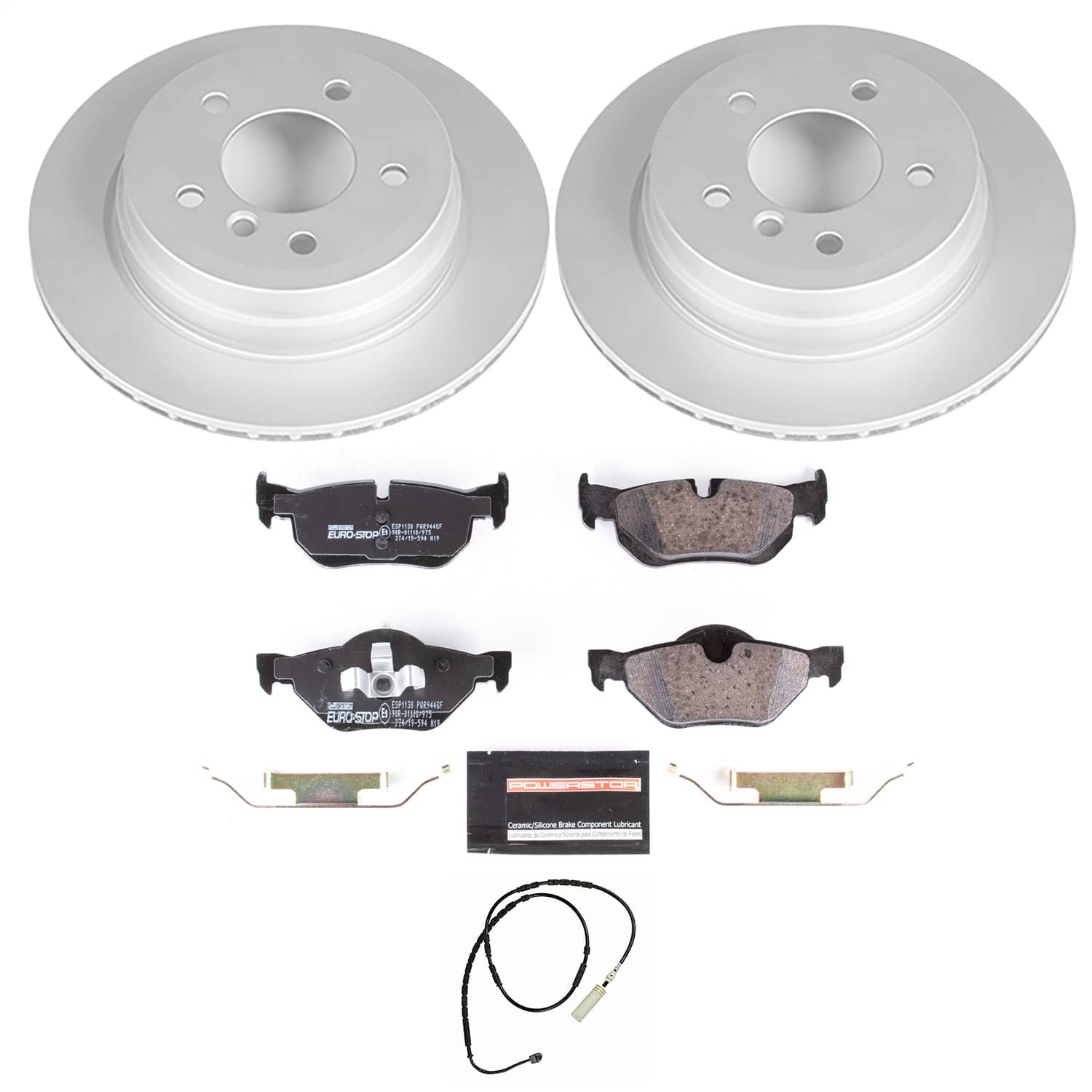 Power Stop - ESK7008 - Rear - Disc Brake Pad and Rotor Kit