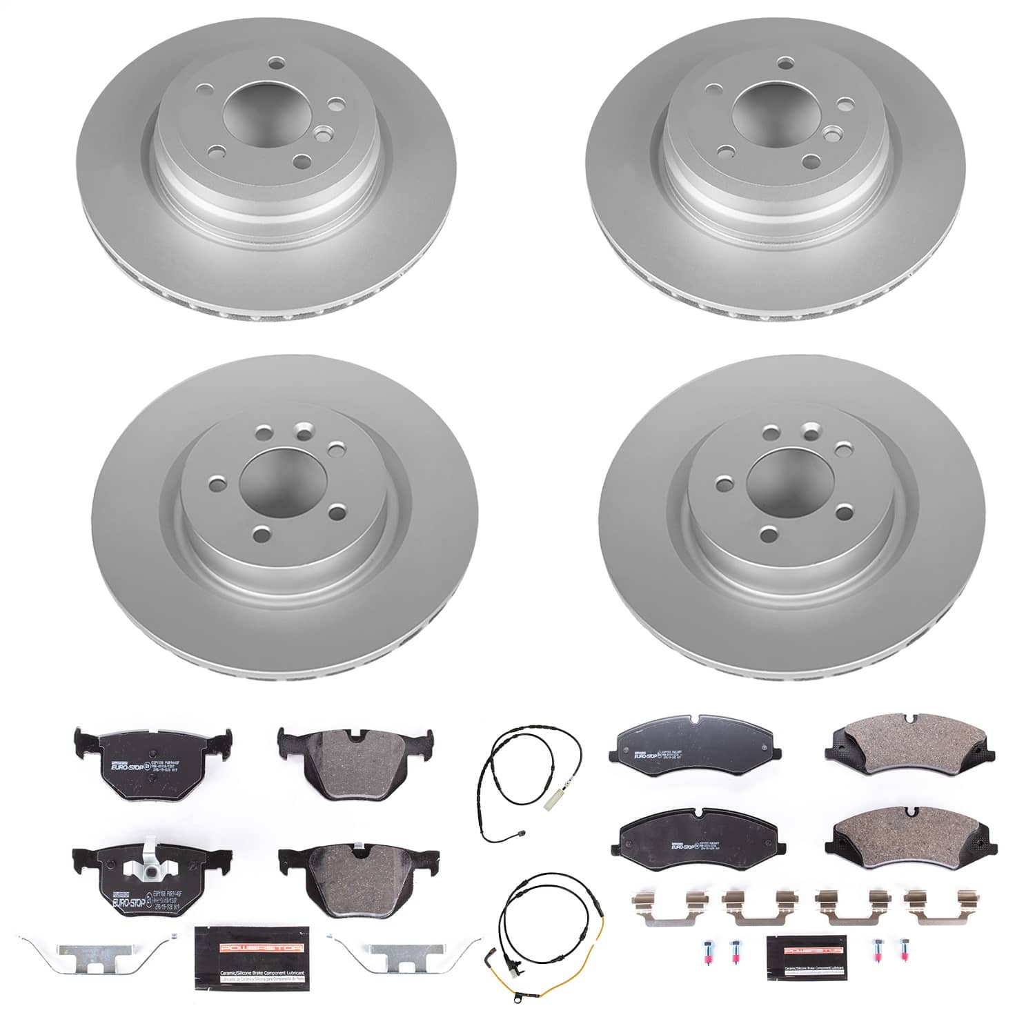 Power Stop - ESK7009 - Rear - Disc Brake Pad and Rotor Kit