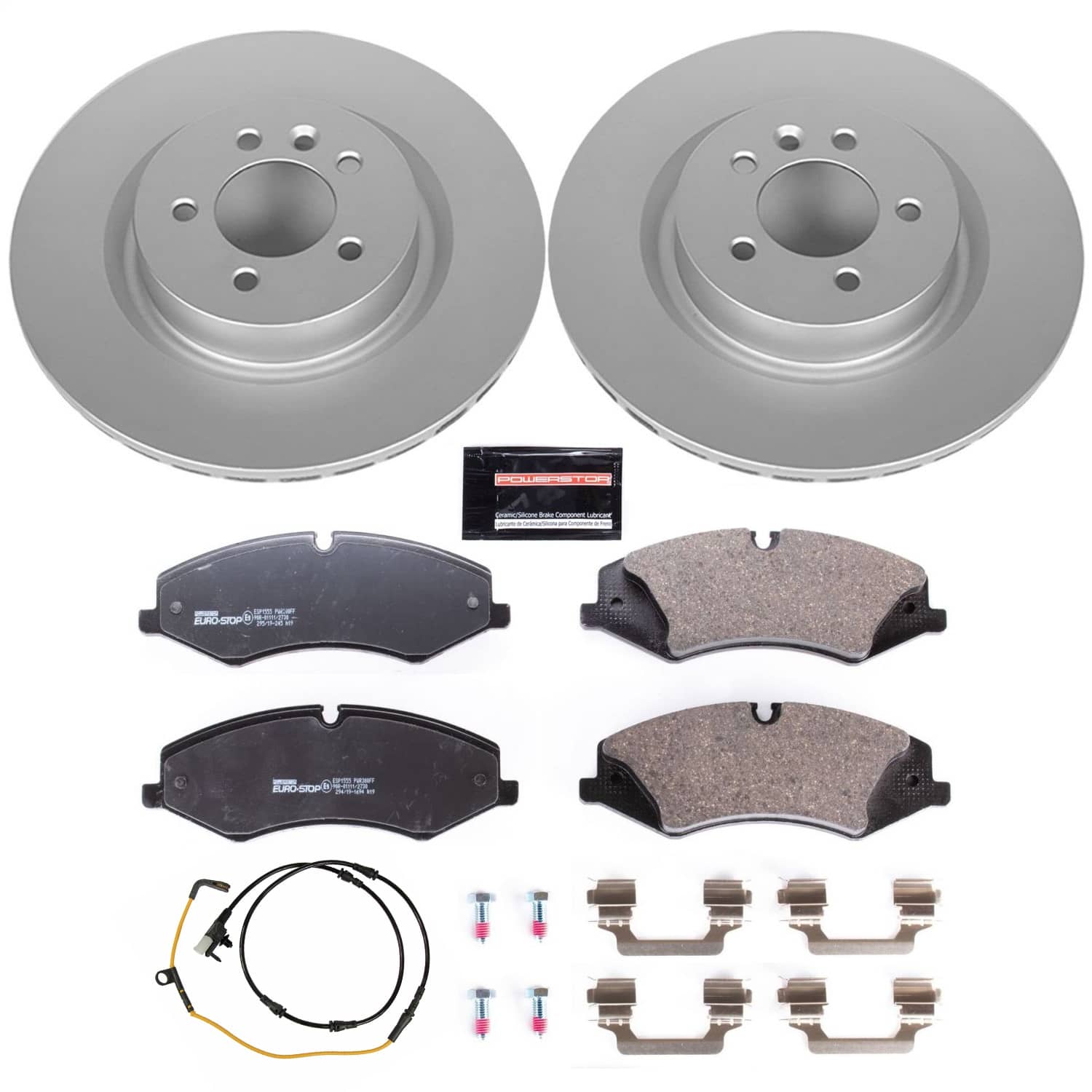 Power Stop - ESK7079 - Front - Disc Brake Pad and Rotor Kit