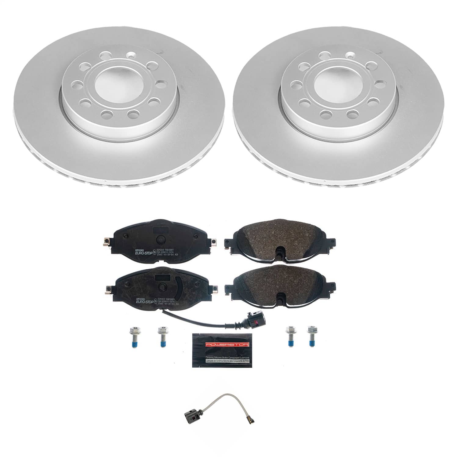 Power Stop - ESK7080 - Front - Disc Brake Pad and Rotor Kit