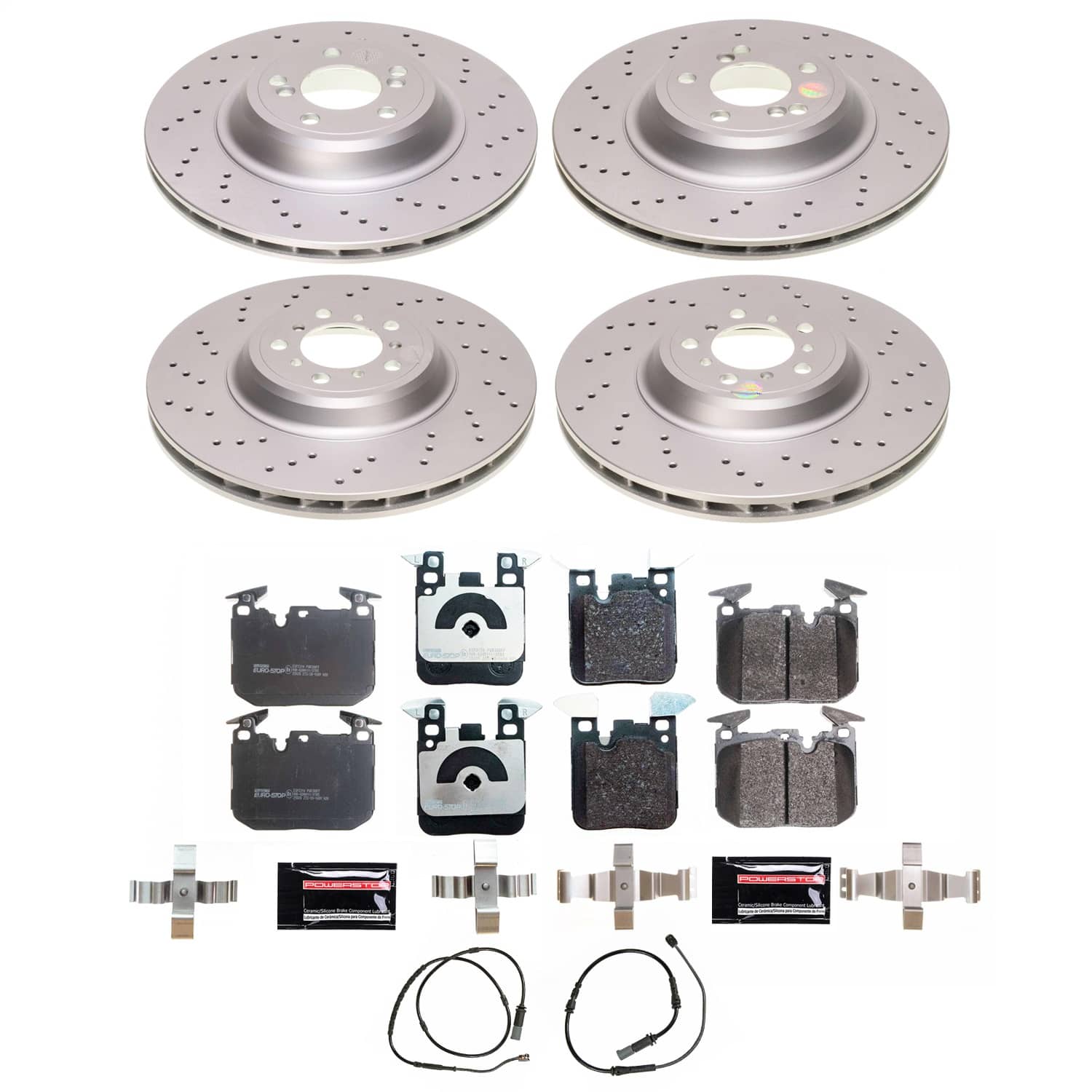 Power Stop - ESK7447 - Front and Rear - Disc Brake Pad and Rotor Kit