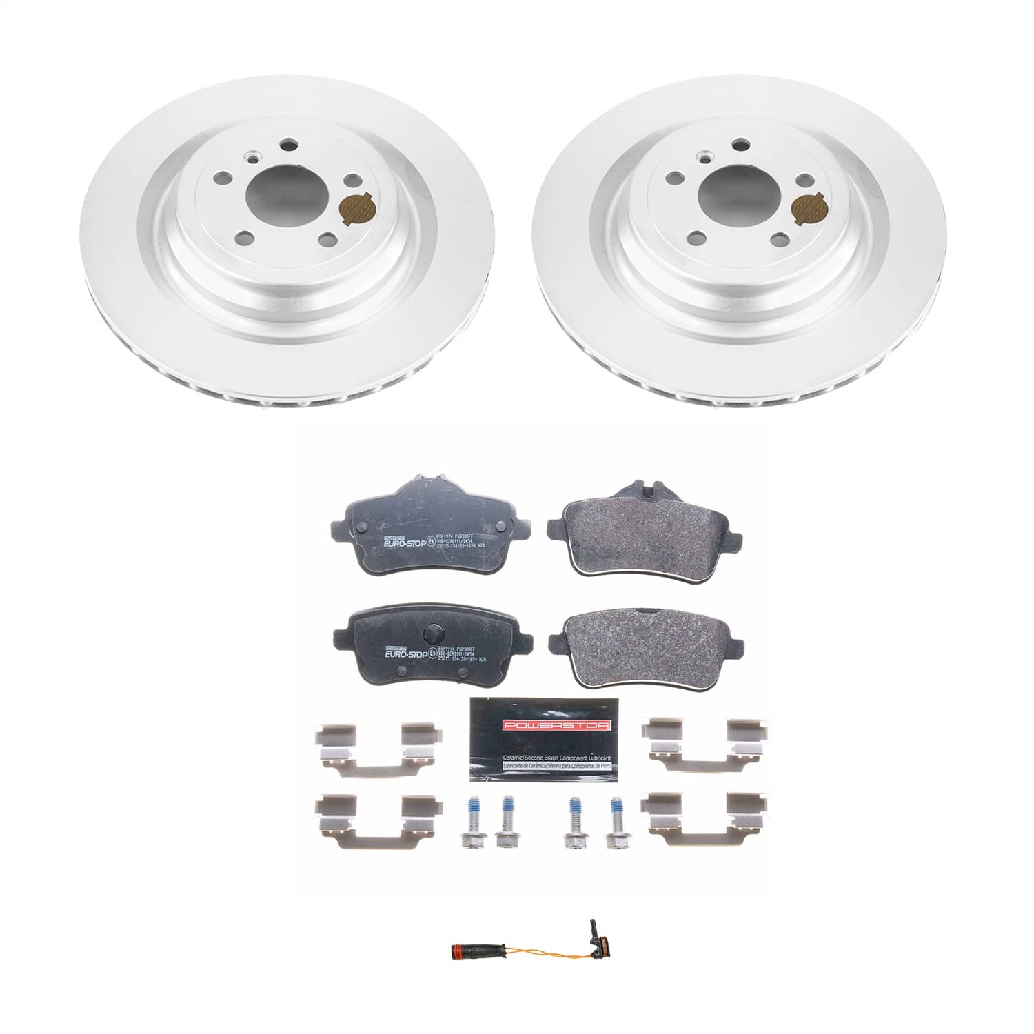 Power Stop - ESK7448 - Rear - Disc Brake Pad and Rotor Kit