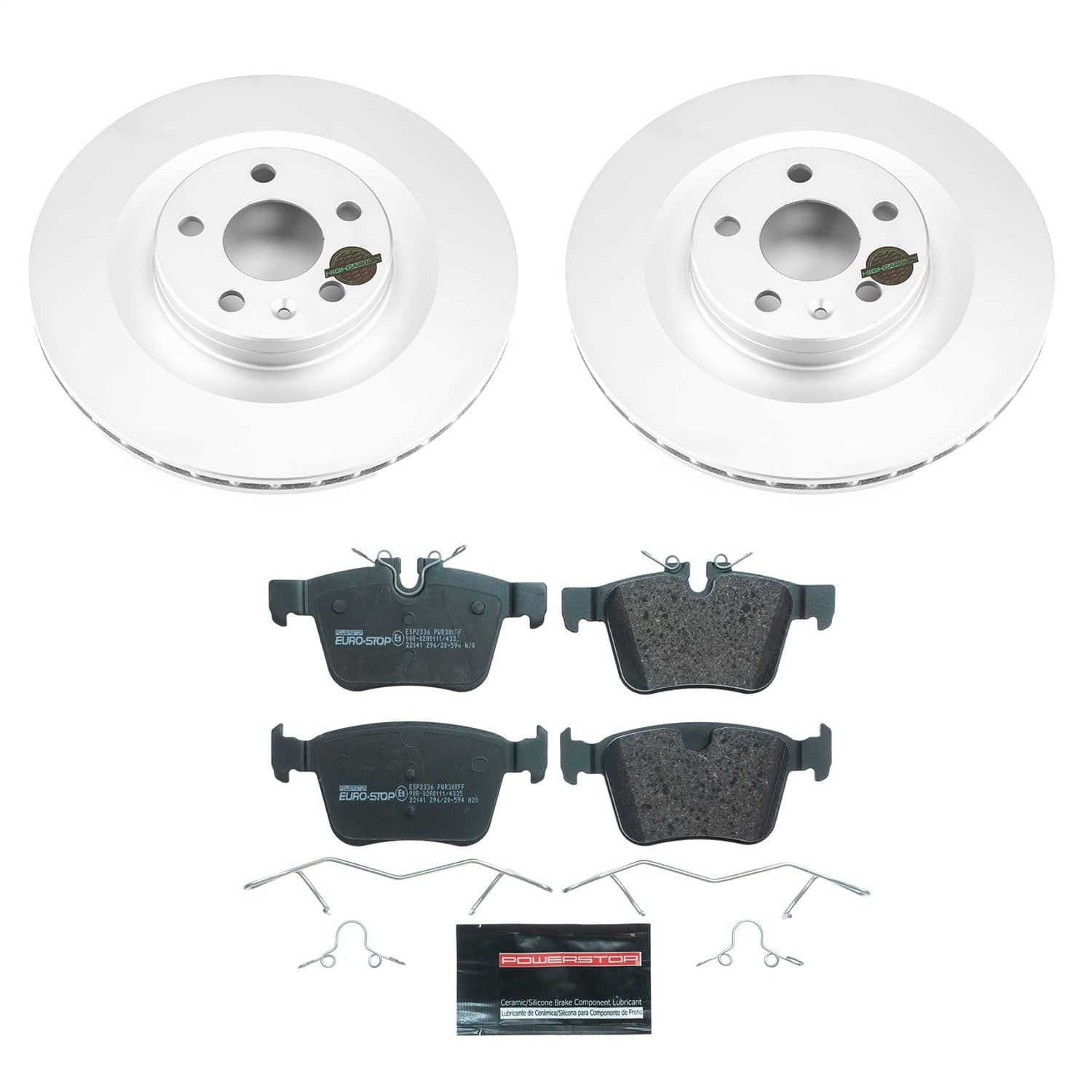 Power Stop - ESK7757 - Rear - Disc Brake Pad and Rotor Kit